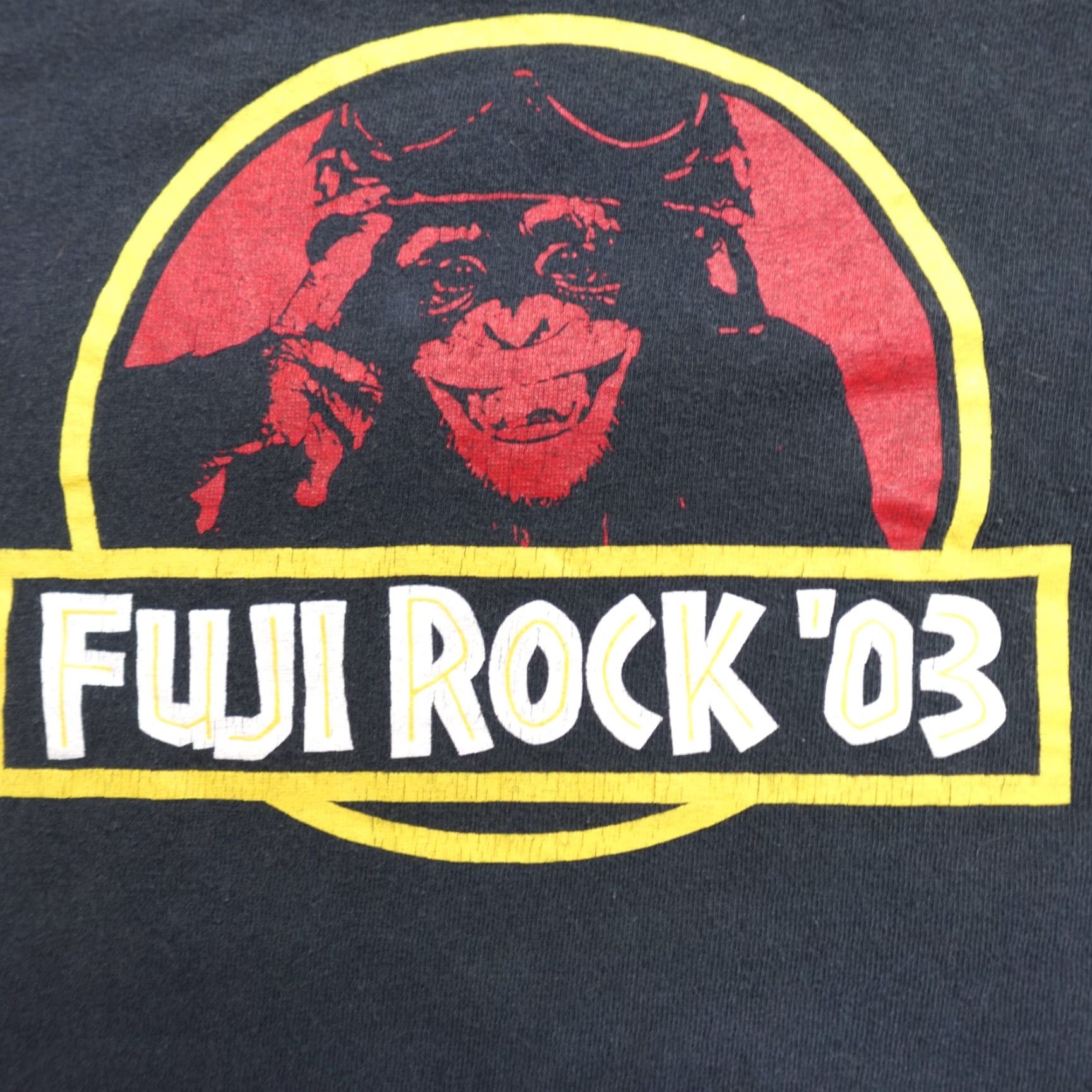 Vintage **VINTAGE FUJI ROCK SHIRT M BLACK DOUBLE SIDED CREW NECK** User: Vintage Fuji Rock Shirt M Black Double Sided Crew Neck Size US M / EU 48-50 / 2 - 2 Thumbnail