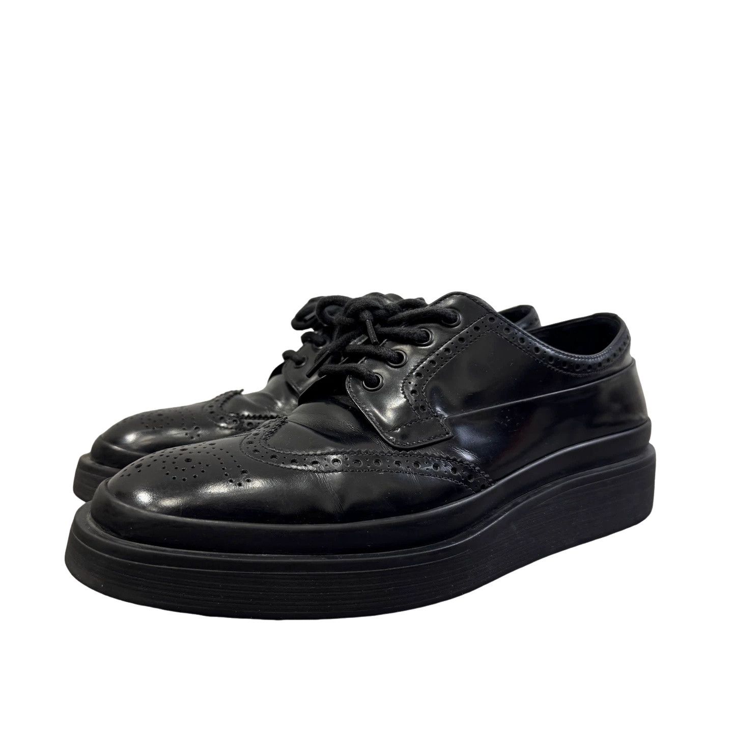 Prada Prada Brogue Derby Shoes Size 8.5 Size US 8.5 / EU 41-42 - 1 Thumbnail