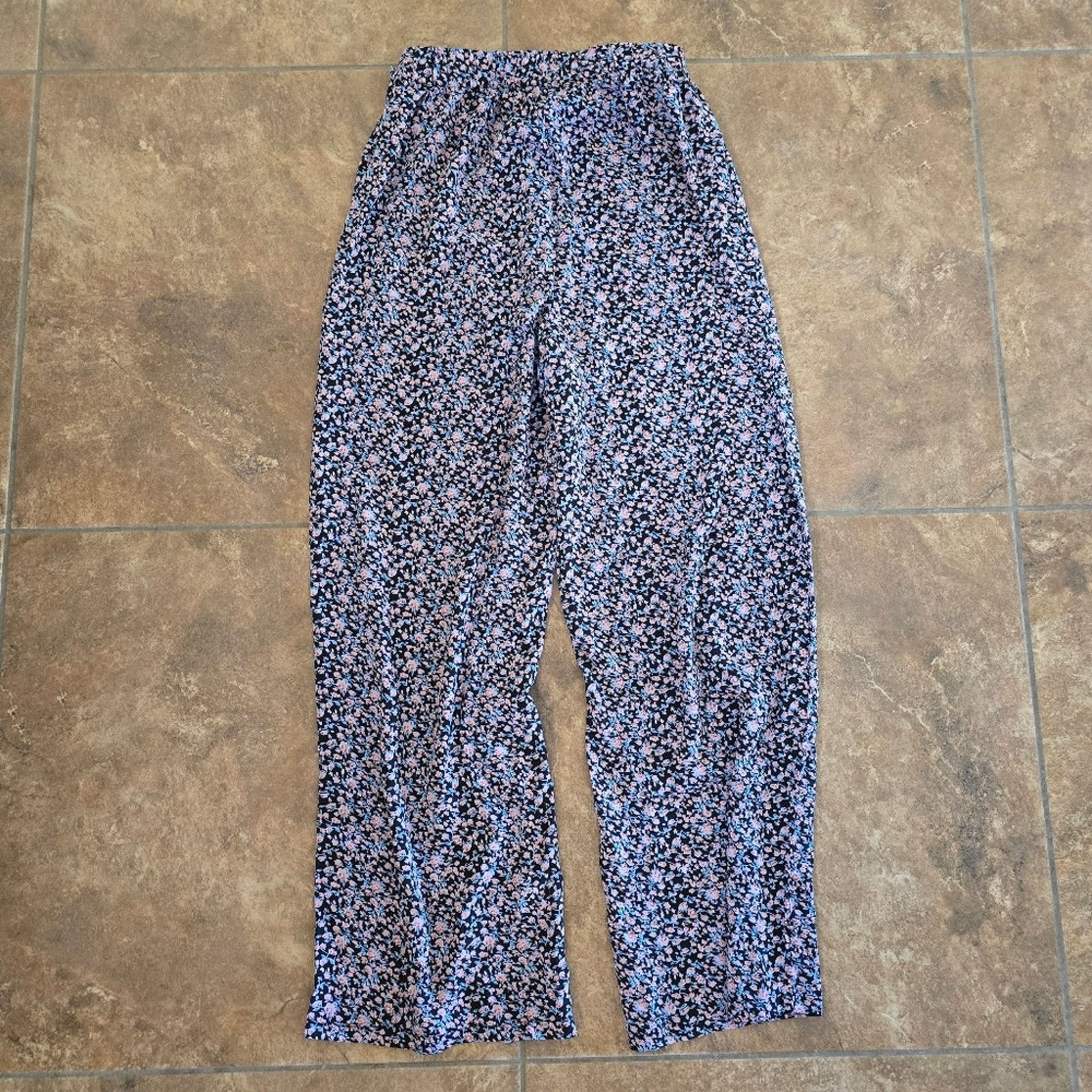 Shein Multicolored | SHEIN | Floral Flowy Pant Size 27" / US 4 / IT 40 - 2 Thumbnail