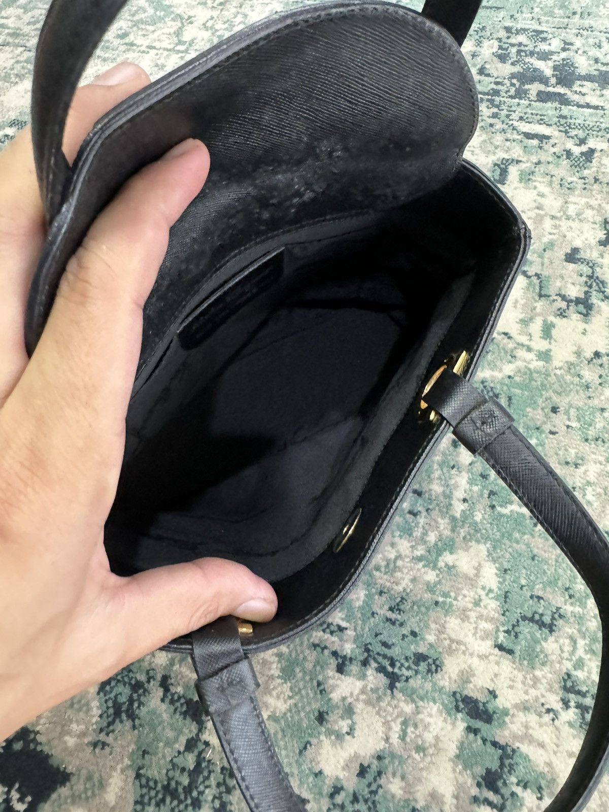 Designer × Salvatore Ferragamo SALVATORE FERRAGAMO LEATHER EVENING HANDLE BAG Size ONE SIZE - 7 Thumbnail