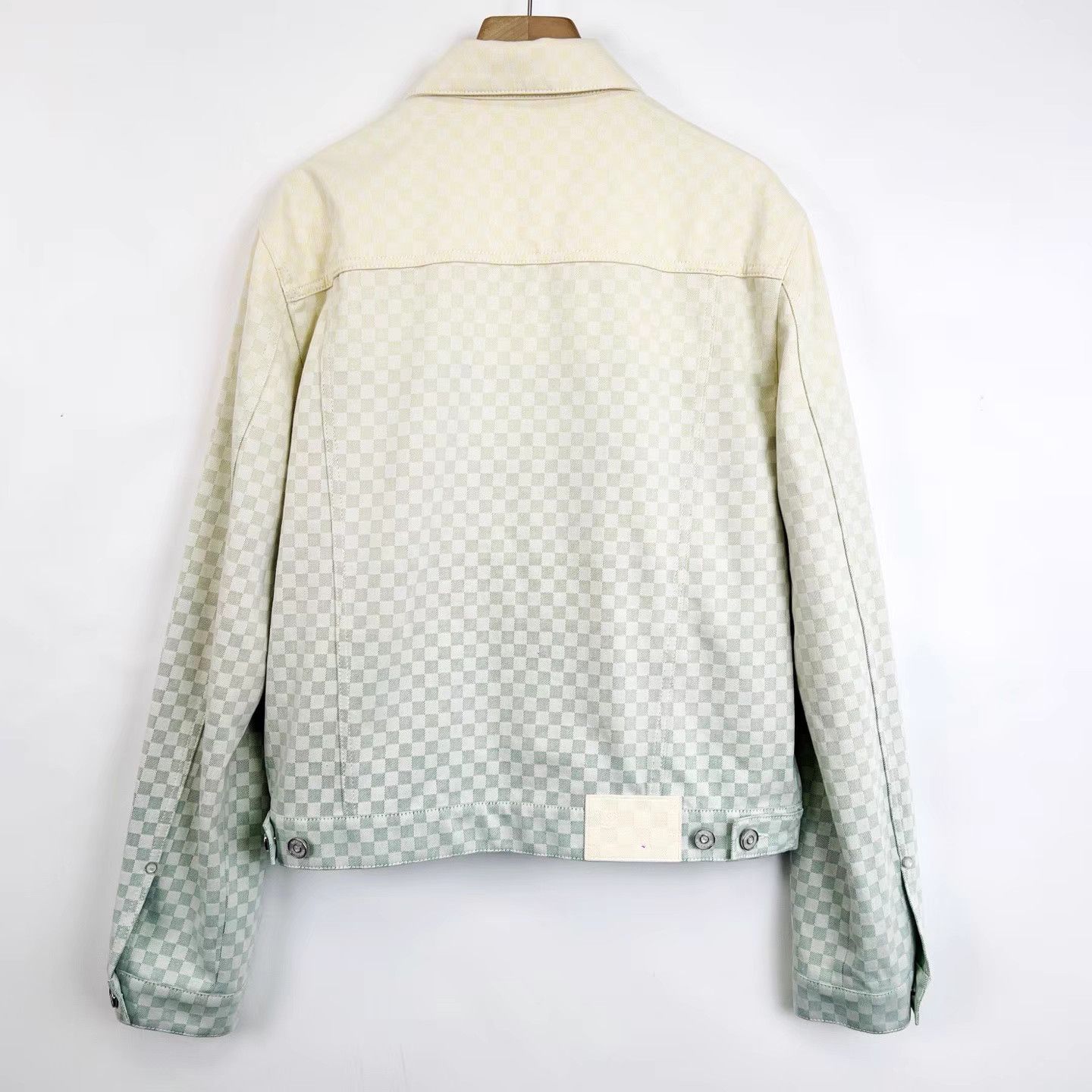 Louis Vuitton LOUIS VUITTON Gradient Damier Jacquard Denim Jacket K12 Size US M / EU 48-50 / 2 - 2 Thumbnail