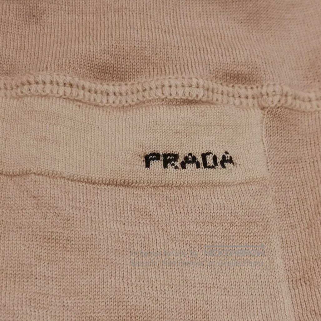 Prada Prada Cashmere Logo Long Sleeve Knit Top . Size M / US 6-8 / IT 42-44 - 3 Thumbnail