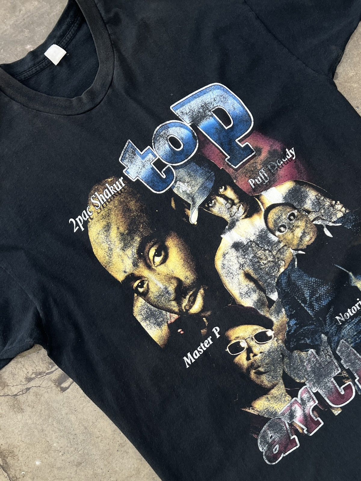 Rap Tees Vintage 90s Tupac Master P Notorious Big Rap Tee XL Size US XL / EU 56 / 4 - 1 Thumbnail