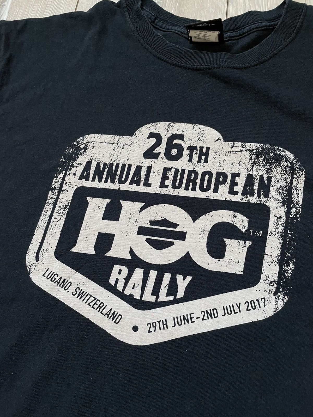 Harley Davidson × Vintage Harley Davidson HOG rally swiss vintage t shirt Size US L / EU 52-54 / 3 - 2 Thumbnail
