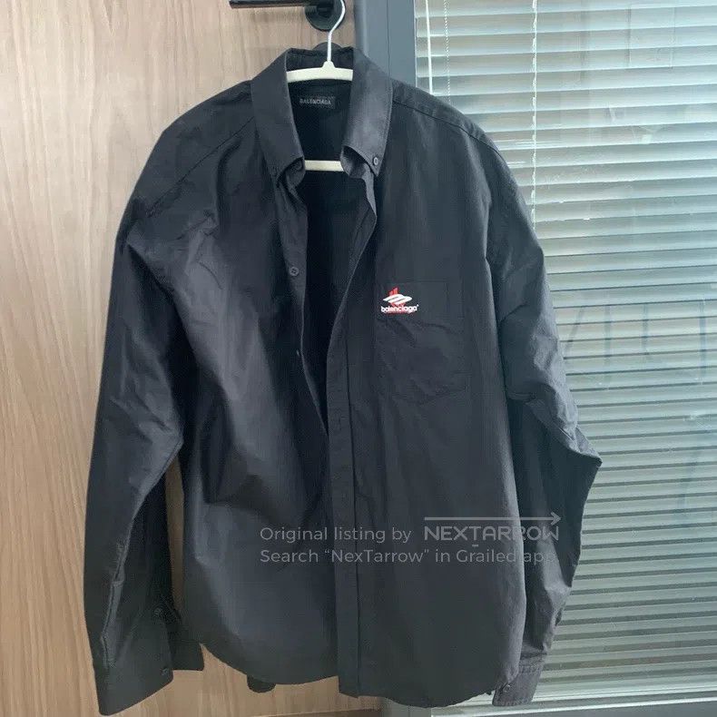Balenciaga Balenciaga size 37 Black Distressed Phantom Shirt, Size 37 Size US S / EU 44-46 / 1 - 1 Thumbnail