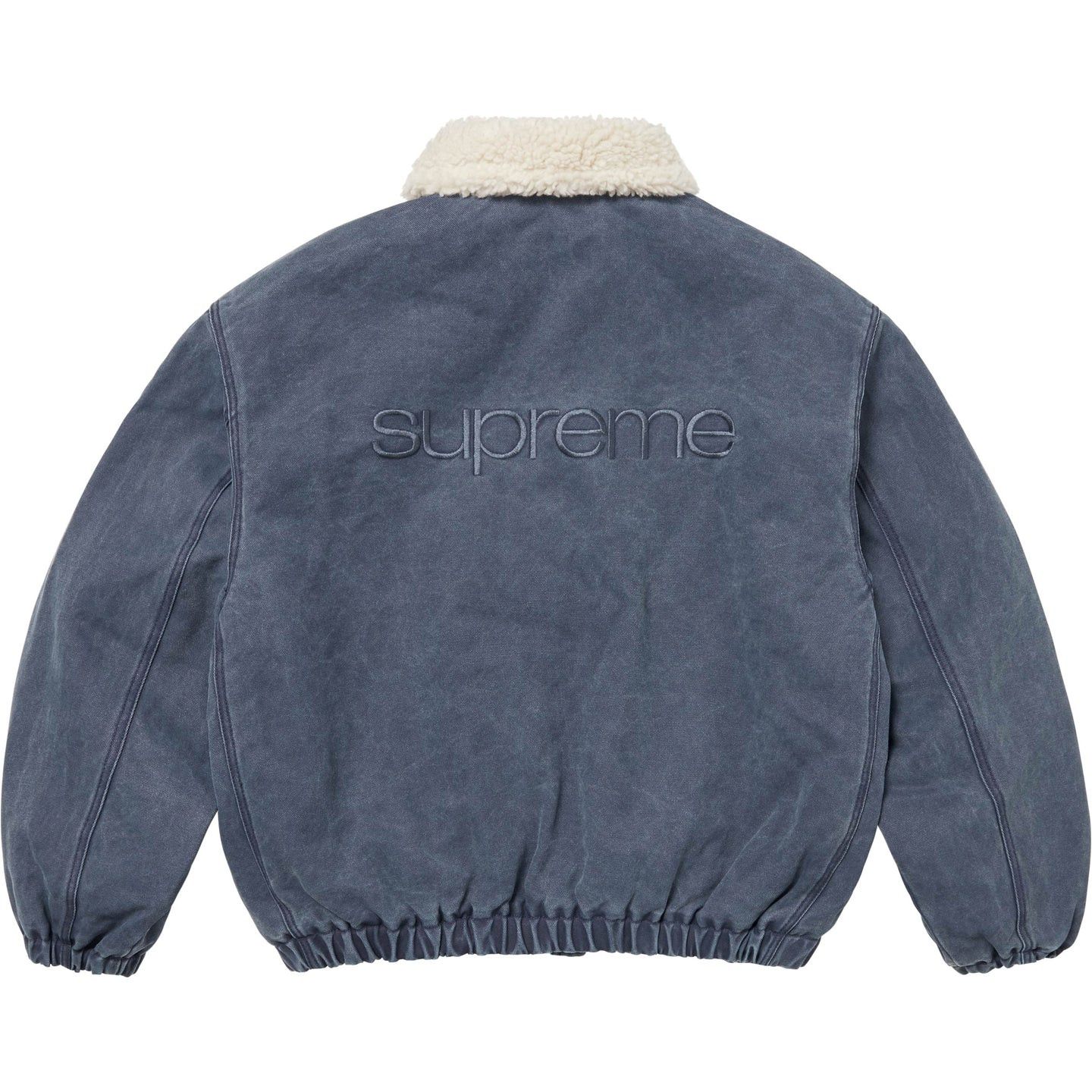 Supreme Supreme Faux Shearling Lined Bomber Jacket Size US L / EU 52-54 / 3 - 3 Thumbnail