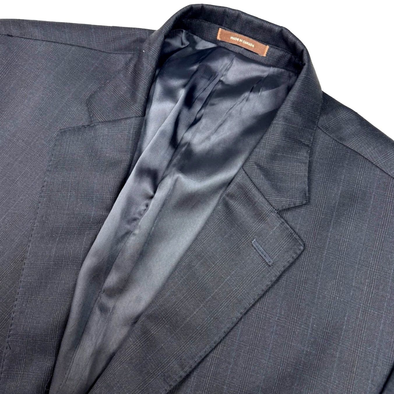 Peter Millar Peter Millar Blazer Jacket Gray 44R Wool Mens 2-Button Single-Breasted Notch Lapel Size 44R - 2 Thumbnail