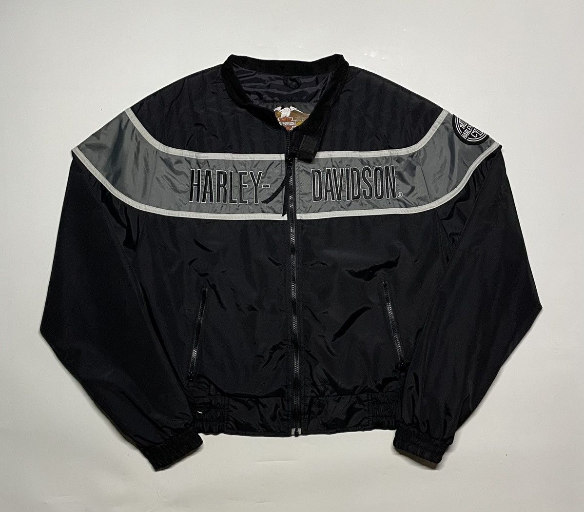 Harley Davidson × Vintage Harley Davidson motorcycle Racing Windbreaker Jacket Size US L / EU 52-54 / 3 - 17 Thumbnail