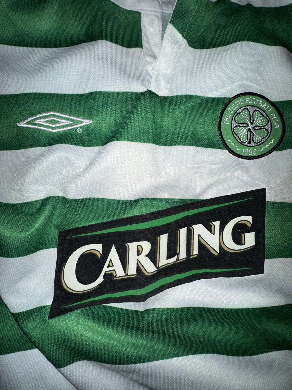 Umbro Celtic FC Home Shirt Umbro 2002–2003 “Carling” 100 Years Size US L / EU 52-54 / 3 - 2 Thumbnail