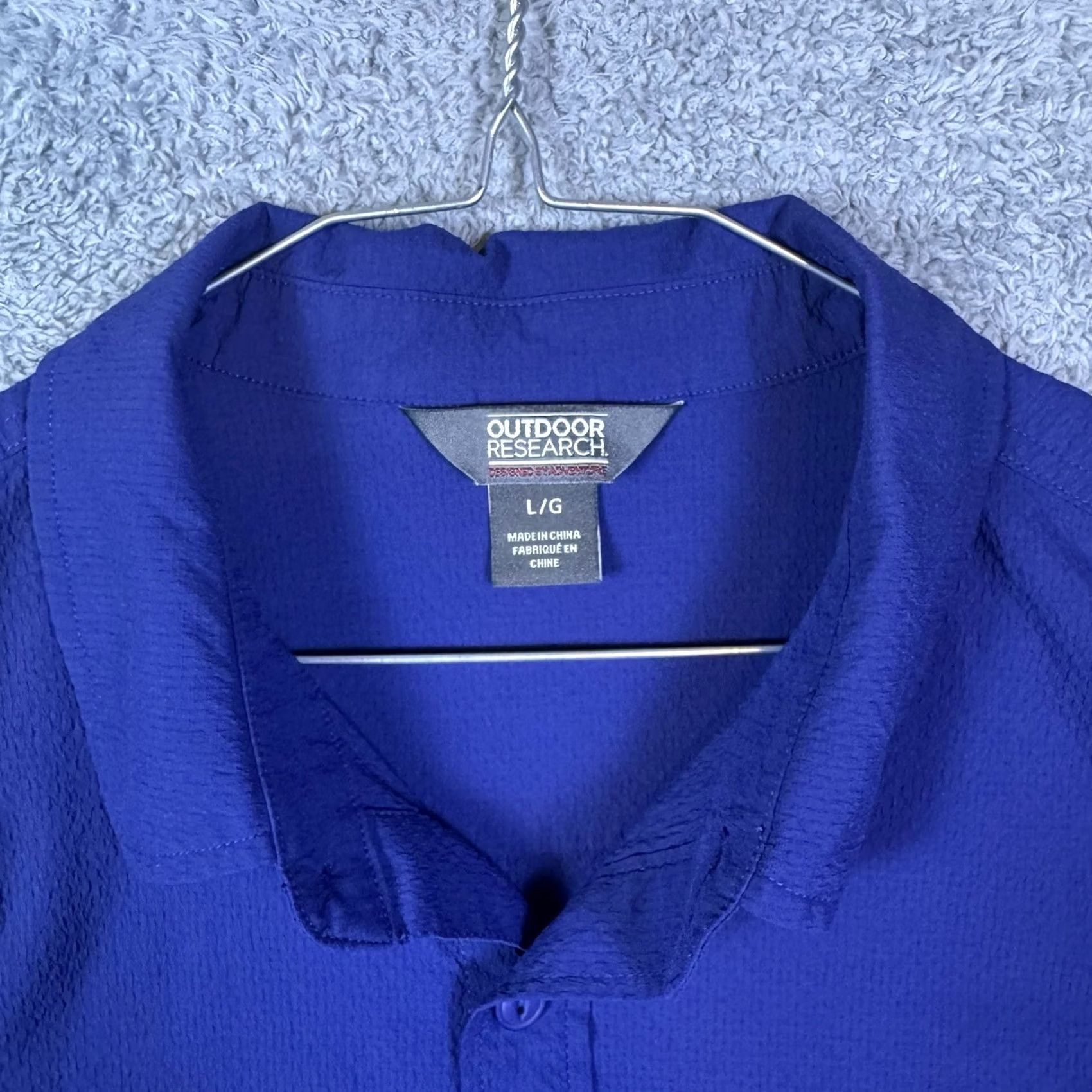 Outdoor Research Outdoor Research Shirt Mens Large Wanderer Textured Cargo Pockets Hiking Size US L / EU 52-54 / 3 - 5 Thumbnail