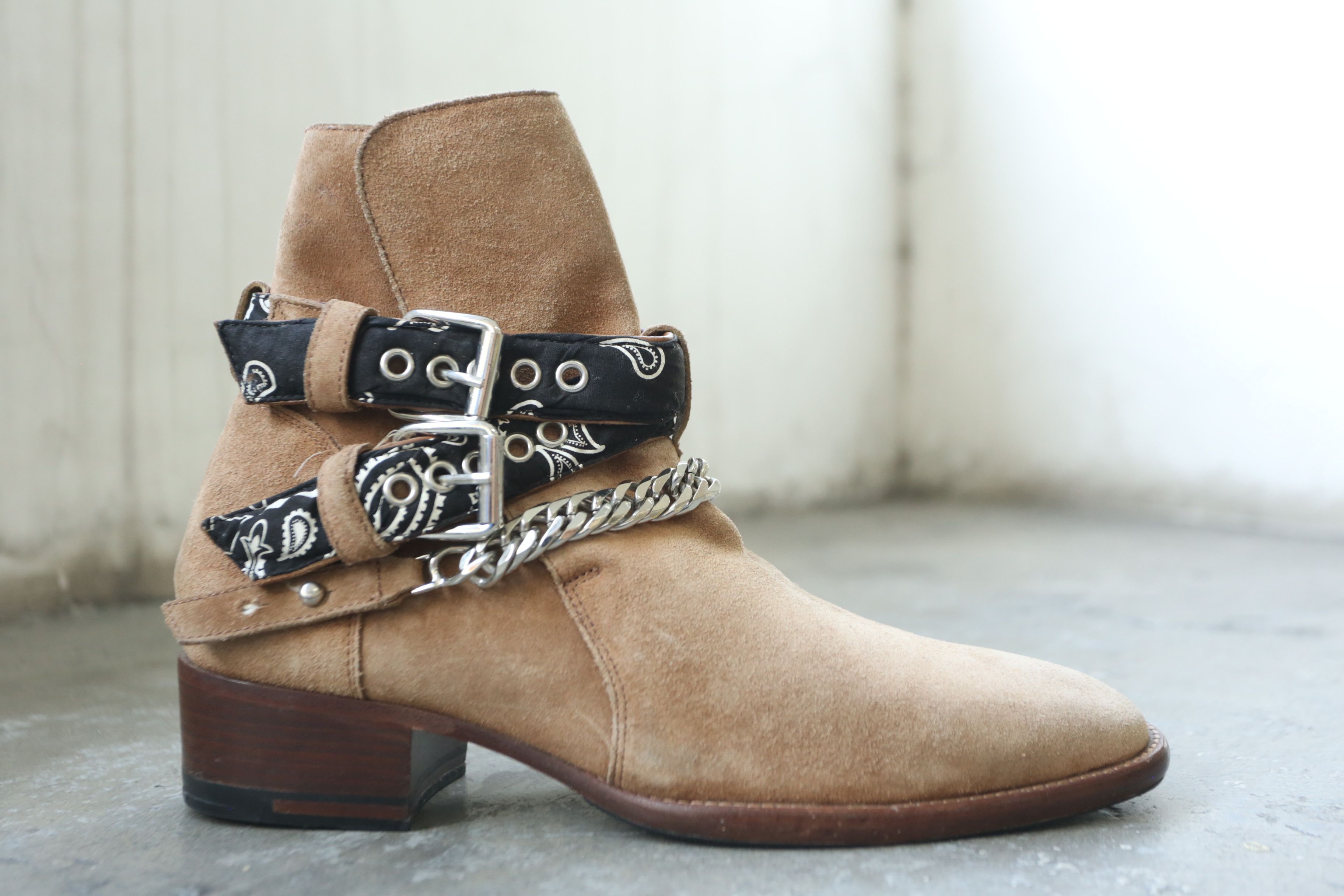 Amiri Amiri - F/W 18 - Bandana Buckle Boots Size US 9 / EU 42 - 4 Thumbnail