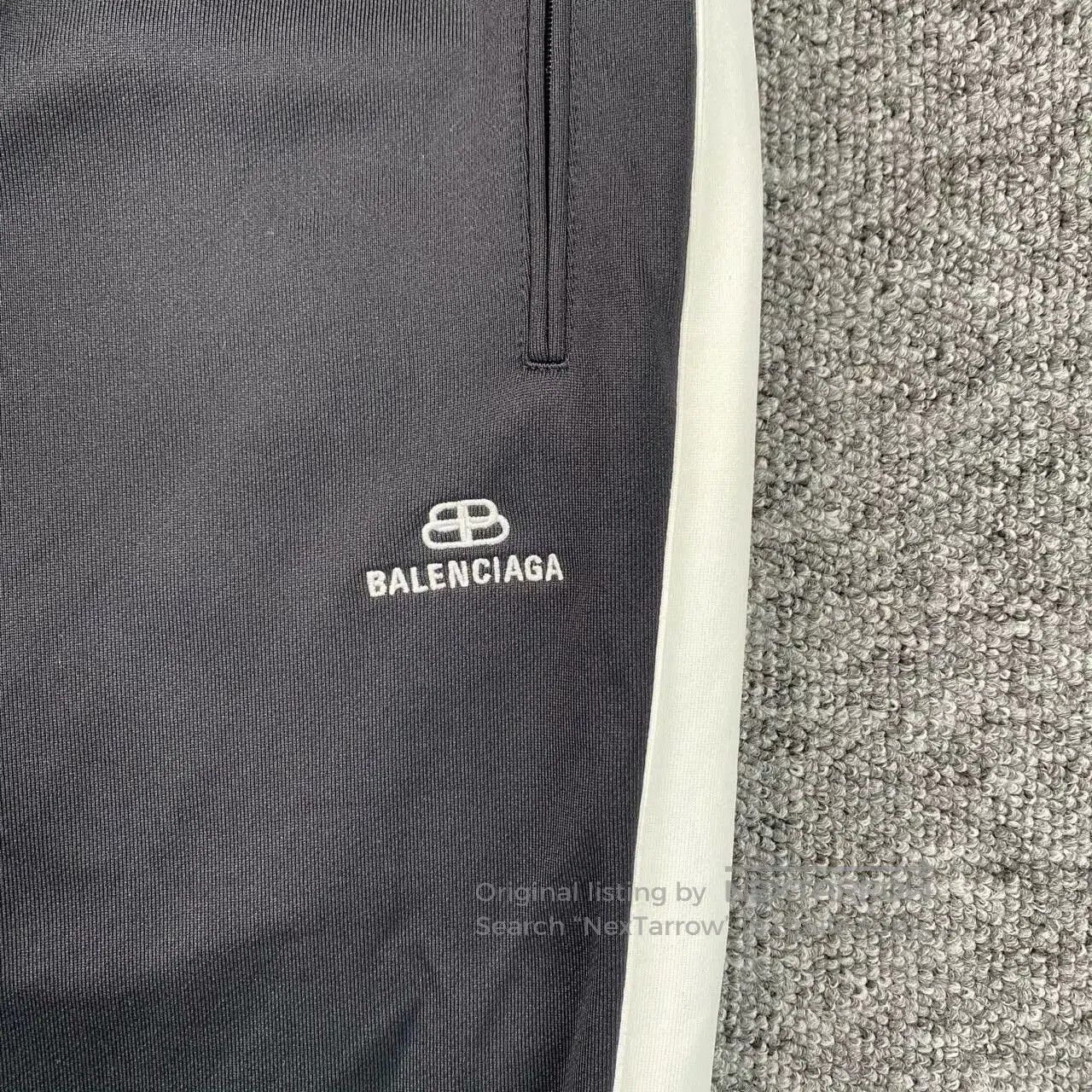Balenciaga Balenciaga Black Logo Embroidered Sweatpants. Size US 36 / EU 52 - 4 Thumbnail