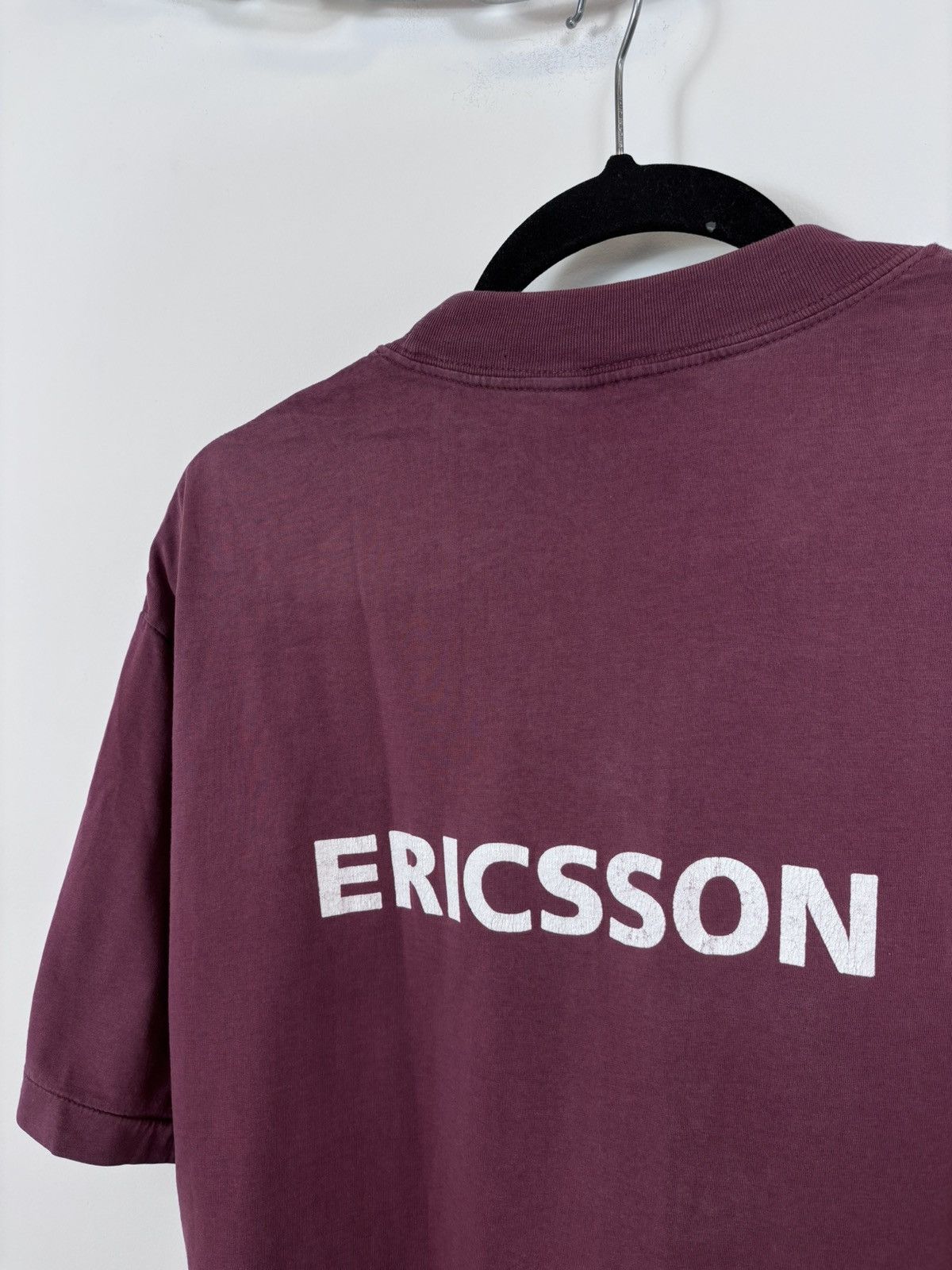 Other Vintage 1990s Ericsson Global Leader Hype Single Stitch Tee Size US L / EU 52-54 / 3 - 18 Thumbnail