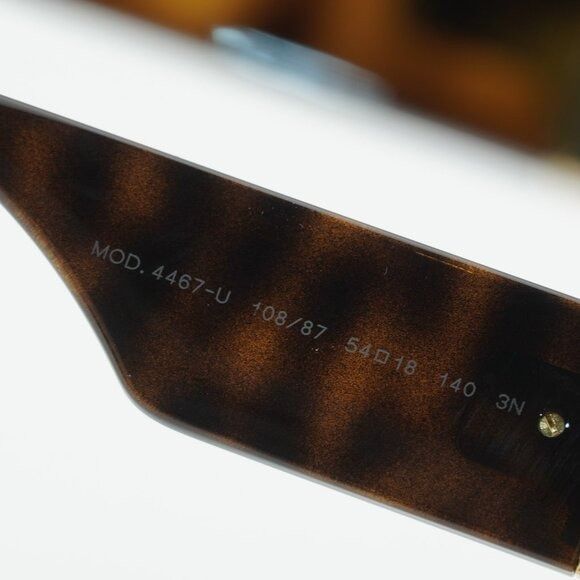 Versace Versace VE4467U 108/87 Sunglasses Havana Square Frame, Grey Size ONE SIZE - 10 Thumbnail