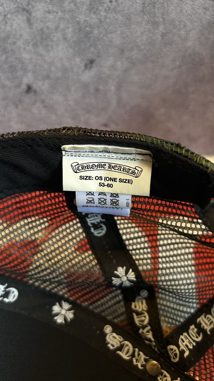 Chrome Hearts Chrome heart camo trucker hat Size ONE SIZE - 6 Thumbnail