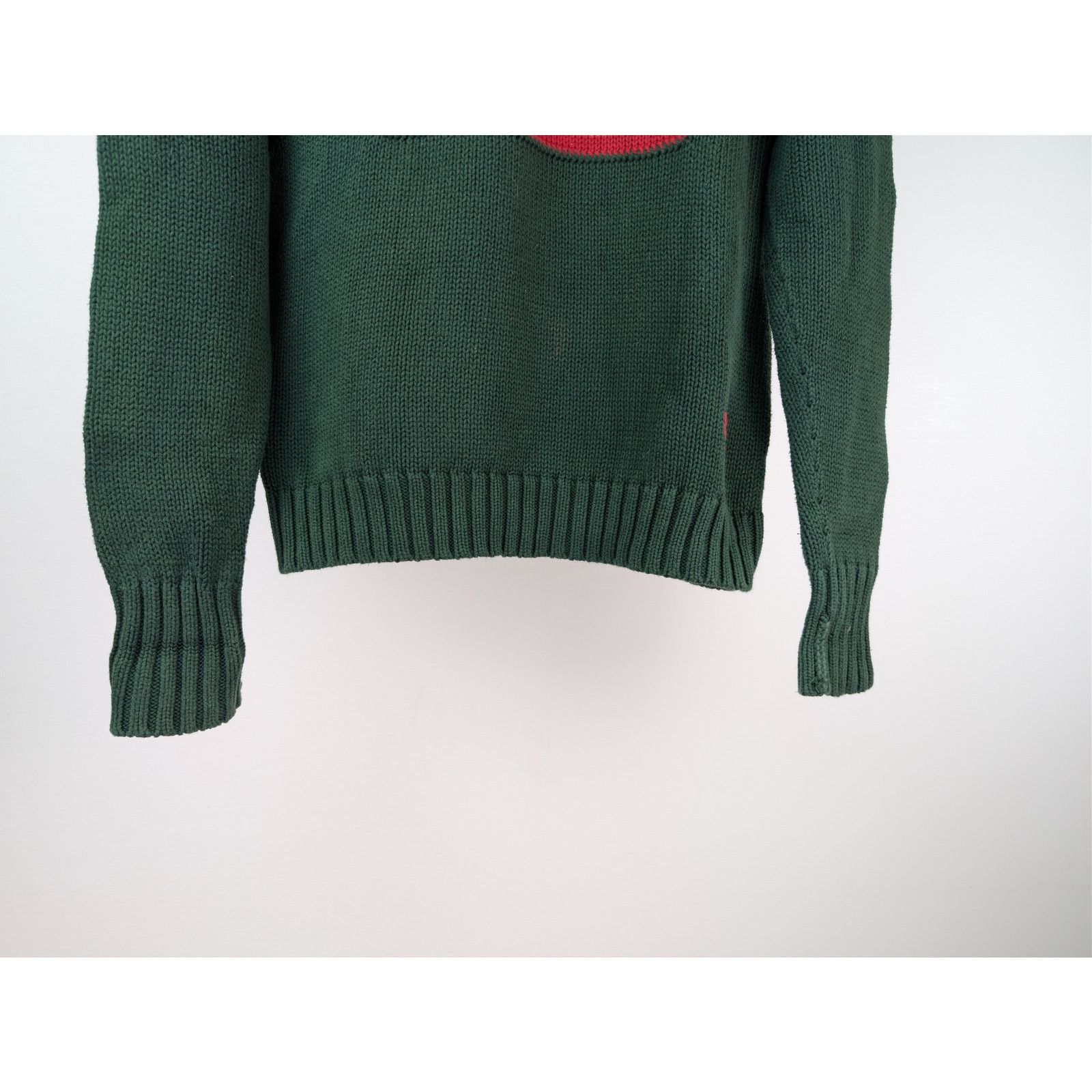 Ralph Lauren o1rshd1 CC20 flag intarsia knit sweater in Green Size US S / EU 44-46 / 1 - 4 Thumbnail
