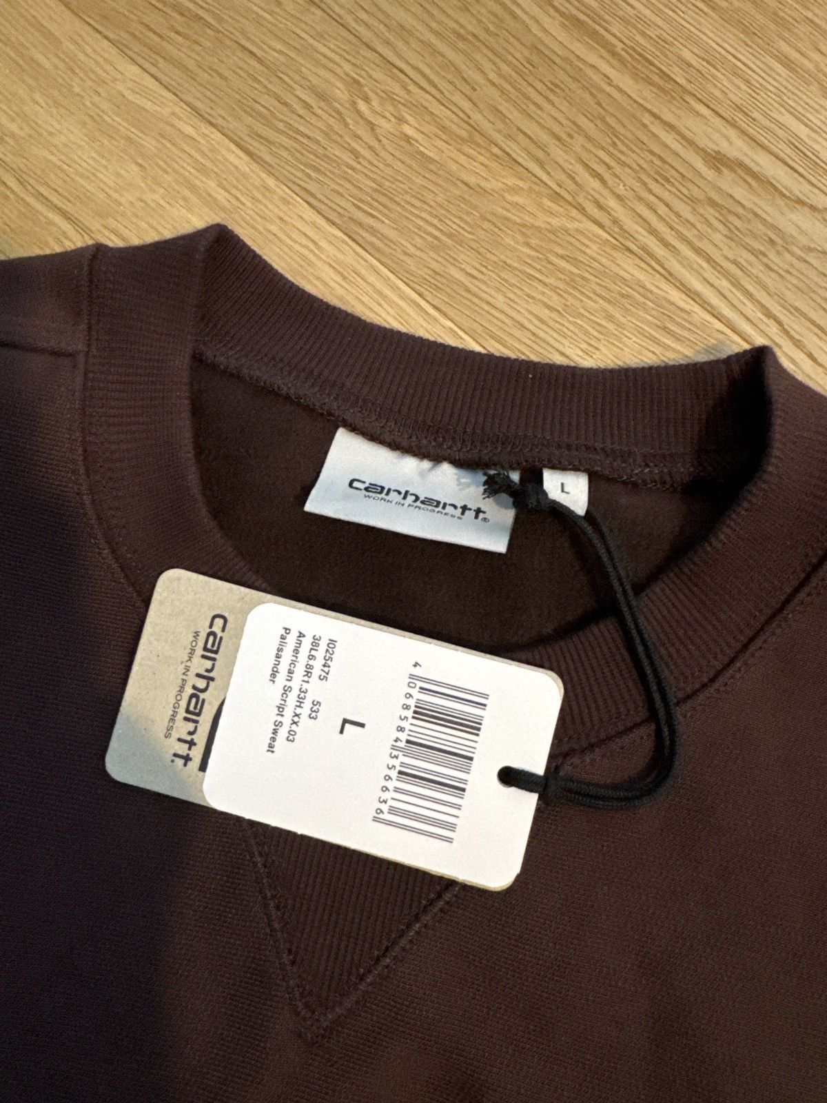 Carhartt Wip American script sweater Size US L / EU 52-54 / 3 - 3 Thumbnail
