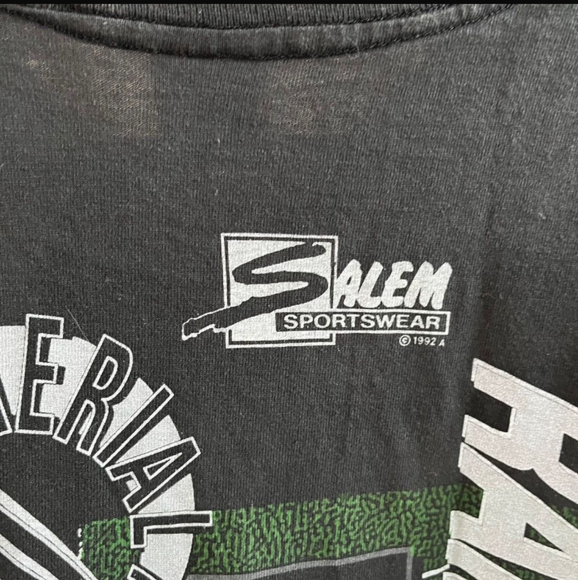 NFL × Salem Sportswear × Vintage Vintage Los Angeles Raiders NFL Salem Sportswear Tee Size US M / EU 48-50 / 2 - 8 Thumbnail