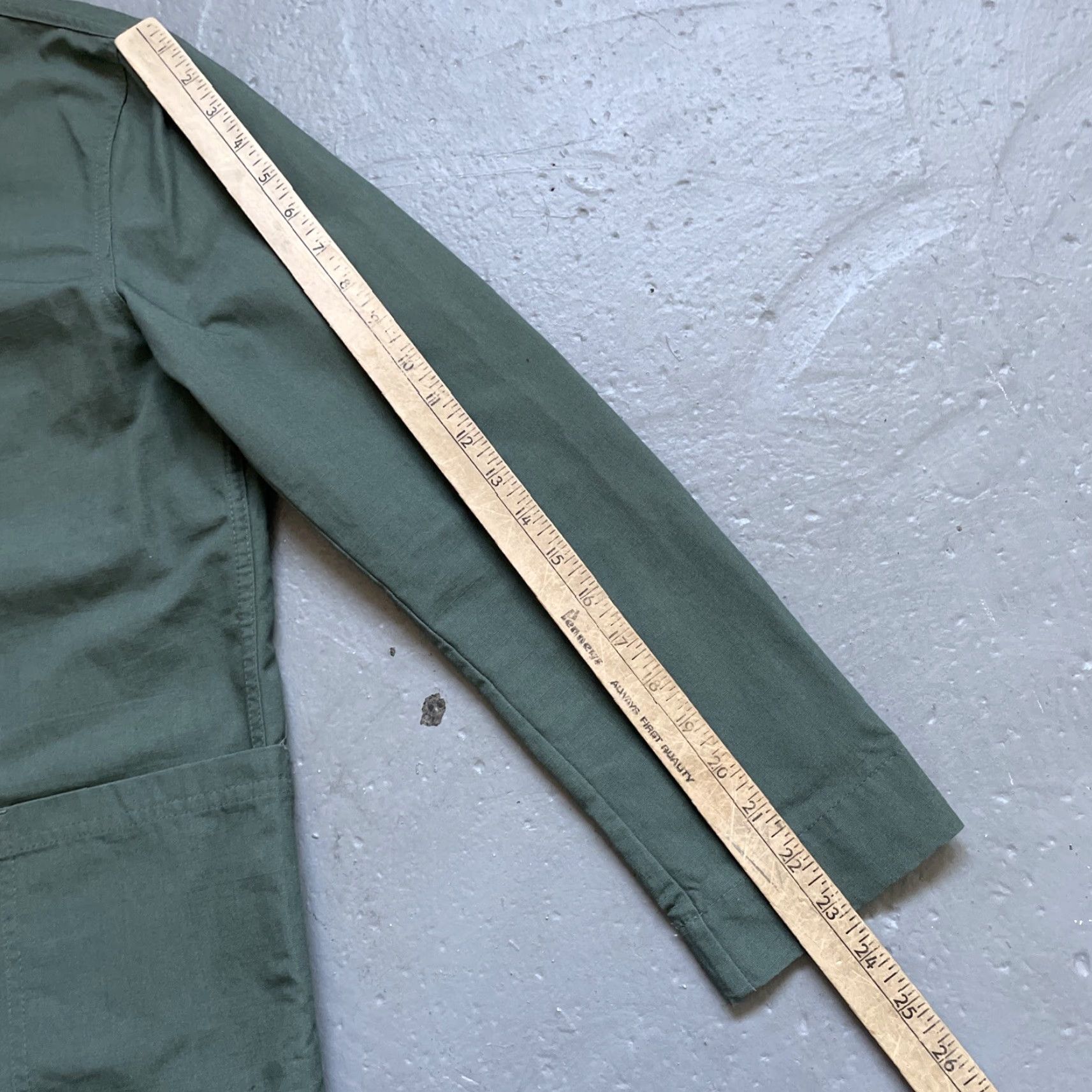 Vintage VINTAGE Chore Work Jacket Military Green 38 Mens Unbranded Ripstop Euro Style Jacket Size US XXS / EU 40 - 6 Thumbnail