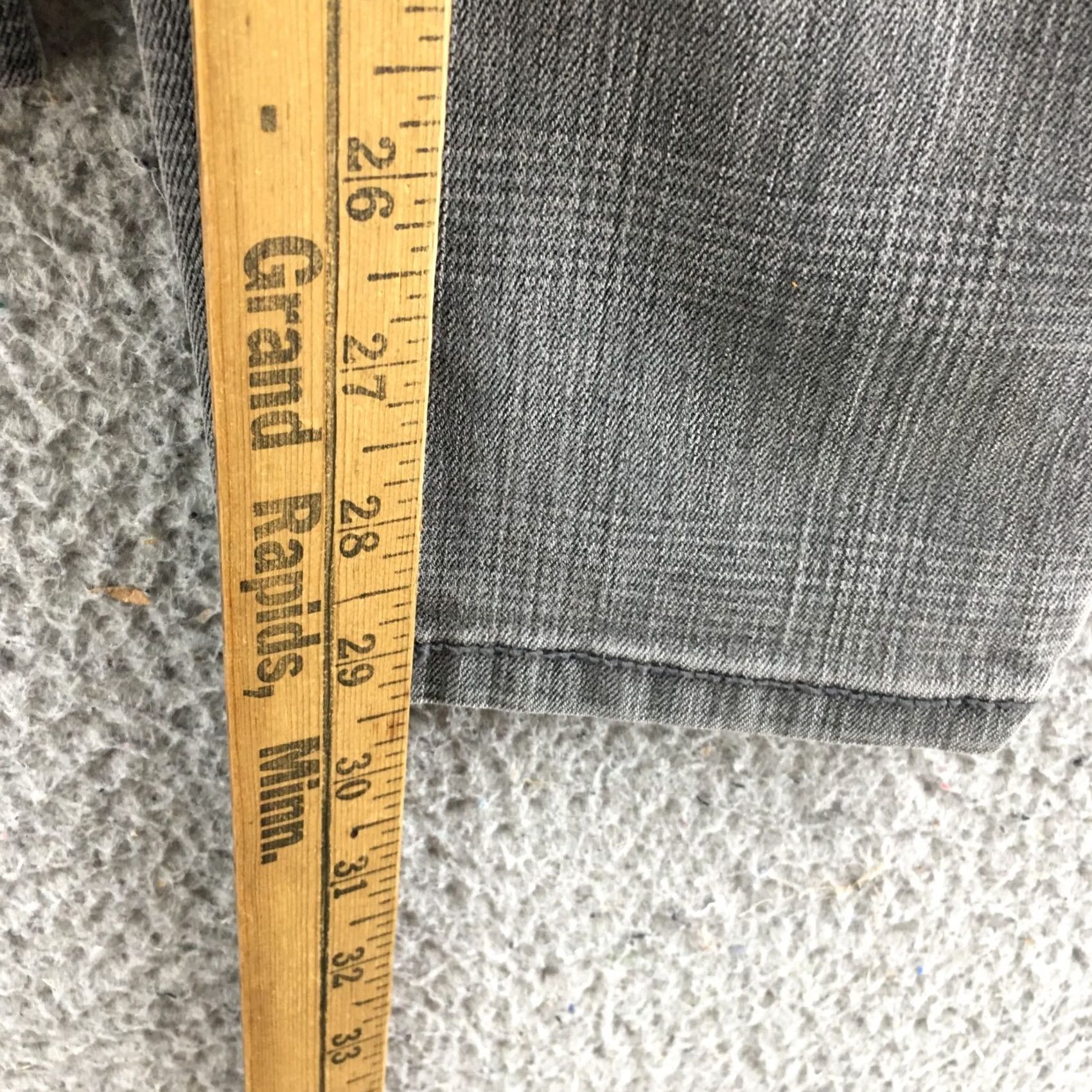 Vintage Maurices Jegging Jeans Womens M Reg Gray Denim High Rise Zip NEW Size 32" / US 10 / IT 46 - 7 Thumbnail