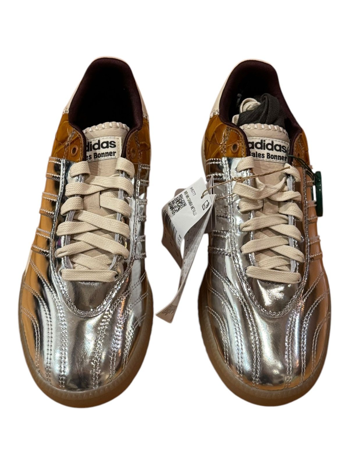 Adidas × Wales Bonner Adidas Samba Millennium ‘Wales Bonner Silver Metallic Croc’ Size US 7 / EU 40 - 3 Thumbnail