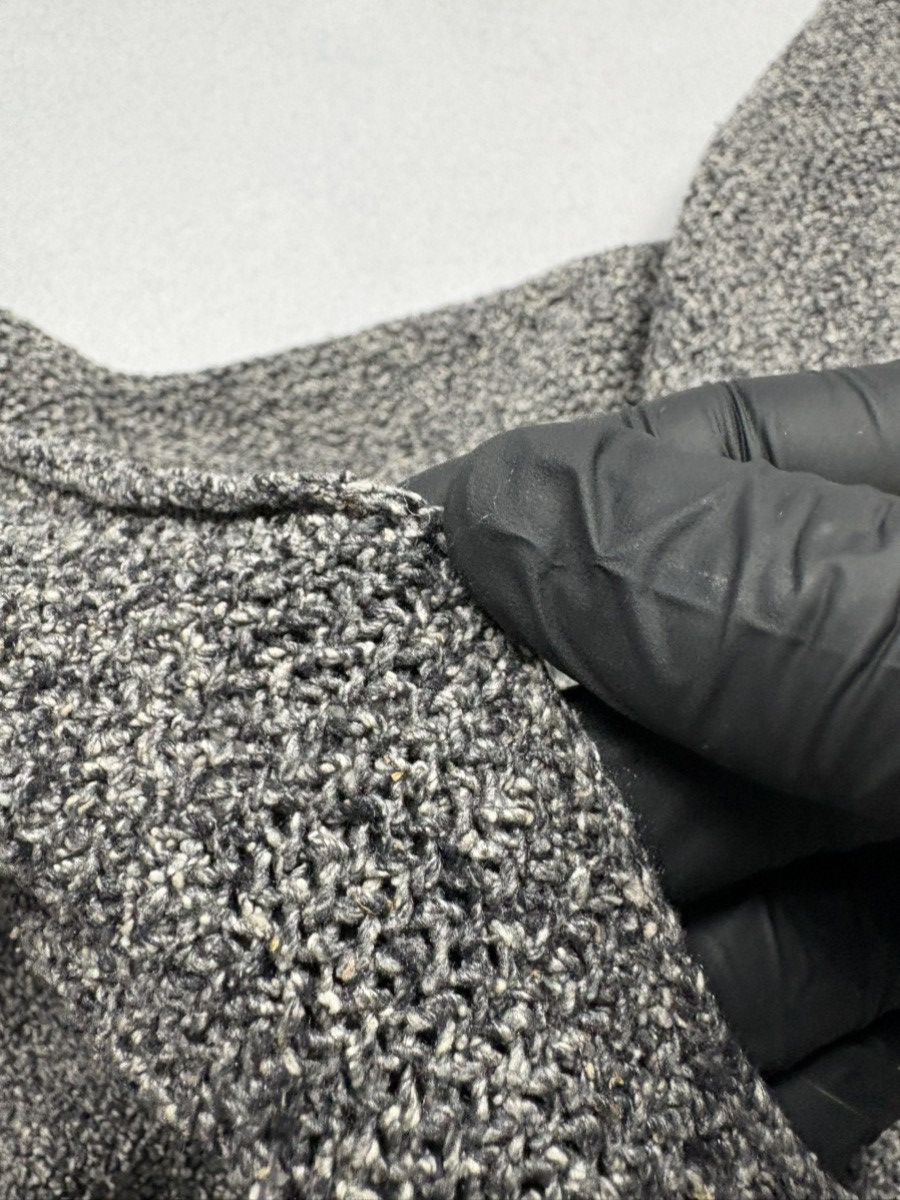 Fendi Fendi Archive 90s Made in Italy Grey Knit Wool Throw Scarf Size ONE SIZE - 12 Thumbnail