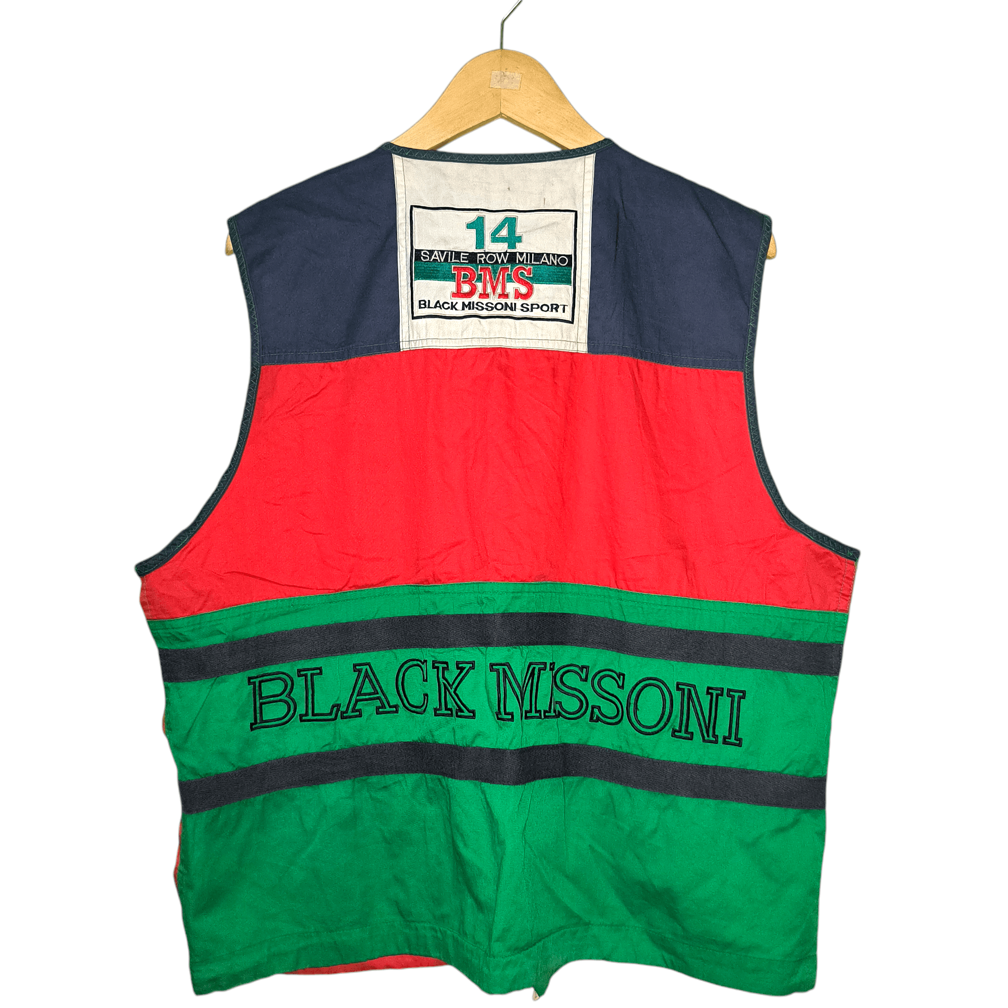 Missoni × Vintage Vintage Black Missoni Sport Vest Size US L / EU 52-54 / 3 - 9 Thumbnail