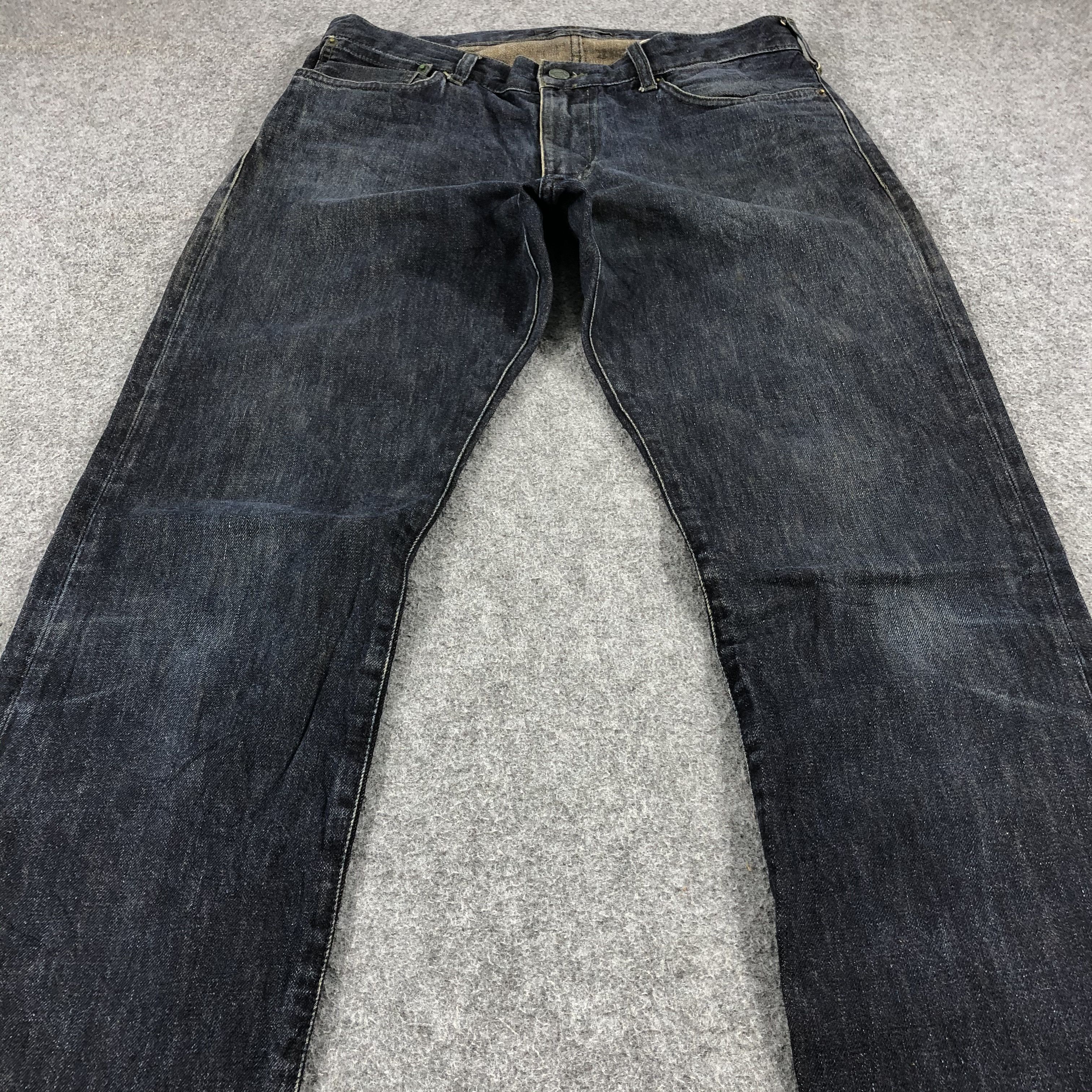 J.Lindeberg Faded Vintage J.Lindeberg Jeans Dark Wash Denim-J1007 Size US 33 - 3 Thumbnail
