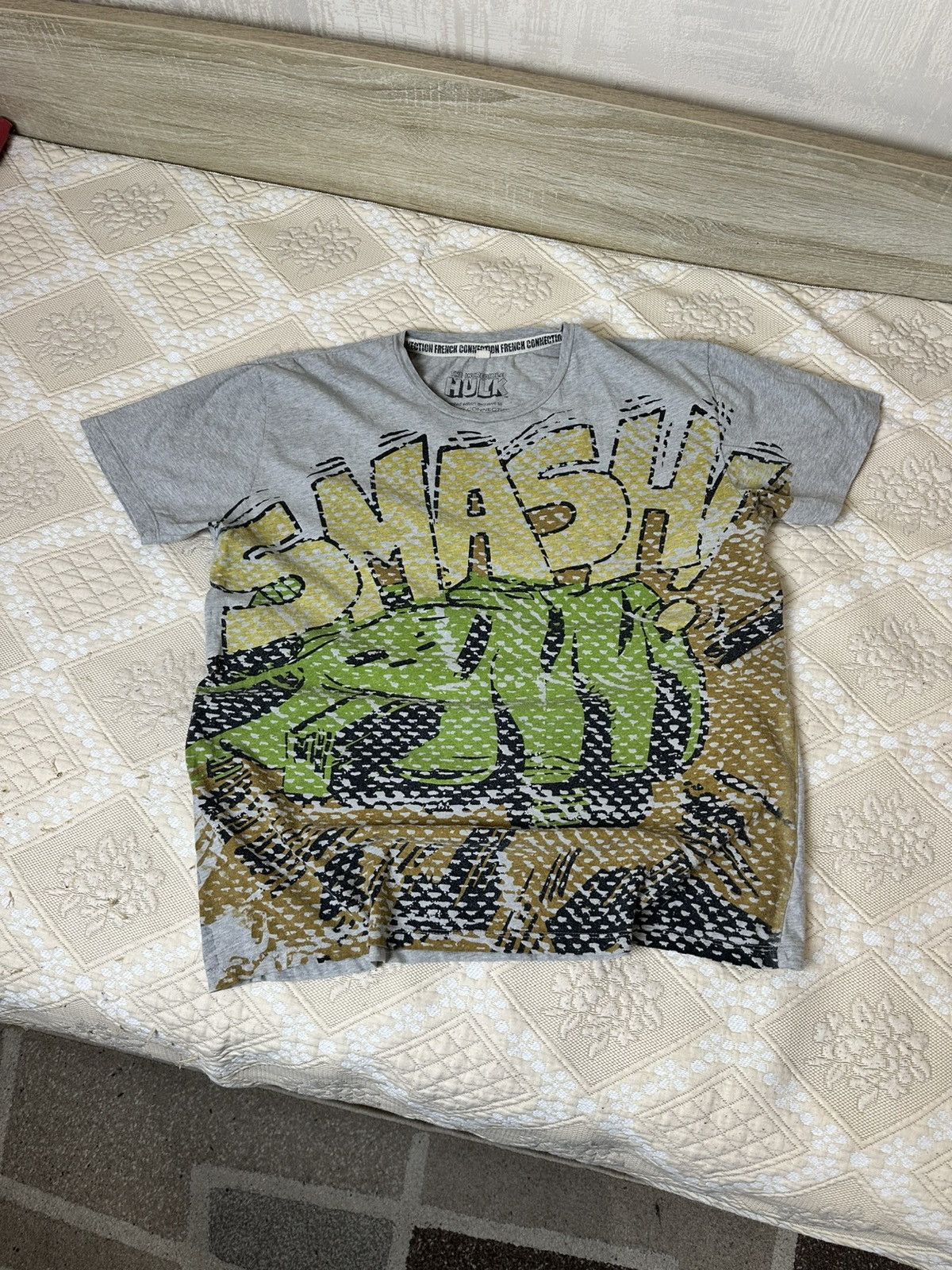 French Connection 🔥 Incredible Hulk French Connection Limited T Shirt Marvel Size US XL / EU 56 / 4 - 3 Thumbnail