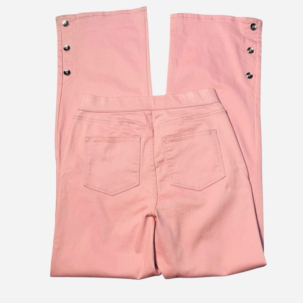 Isaac Mizrahi New Isaac Mizrahi Live! True Denim Wide Leg Cheeky Pink Jea Size 27" / US 4 / IT 40 - 4 Thumbnail