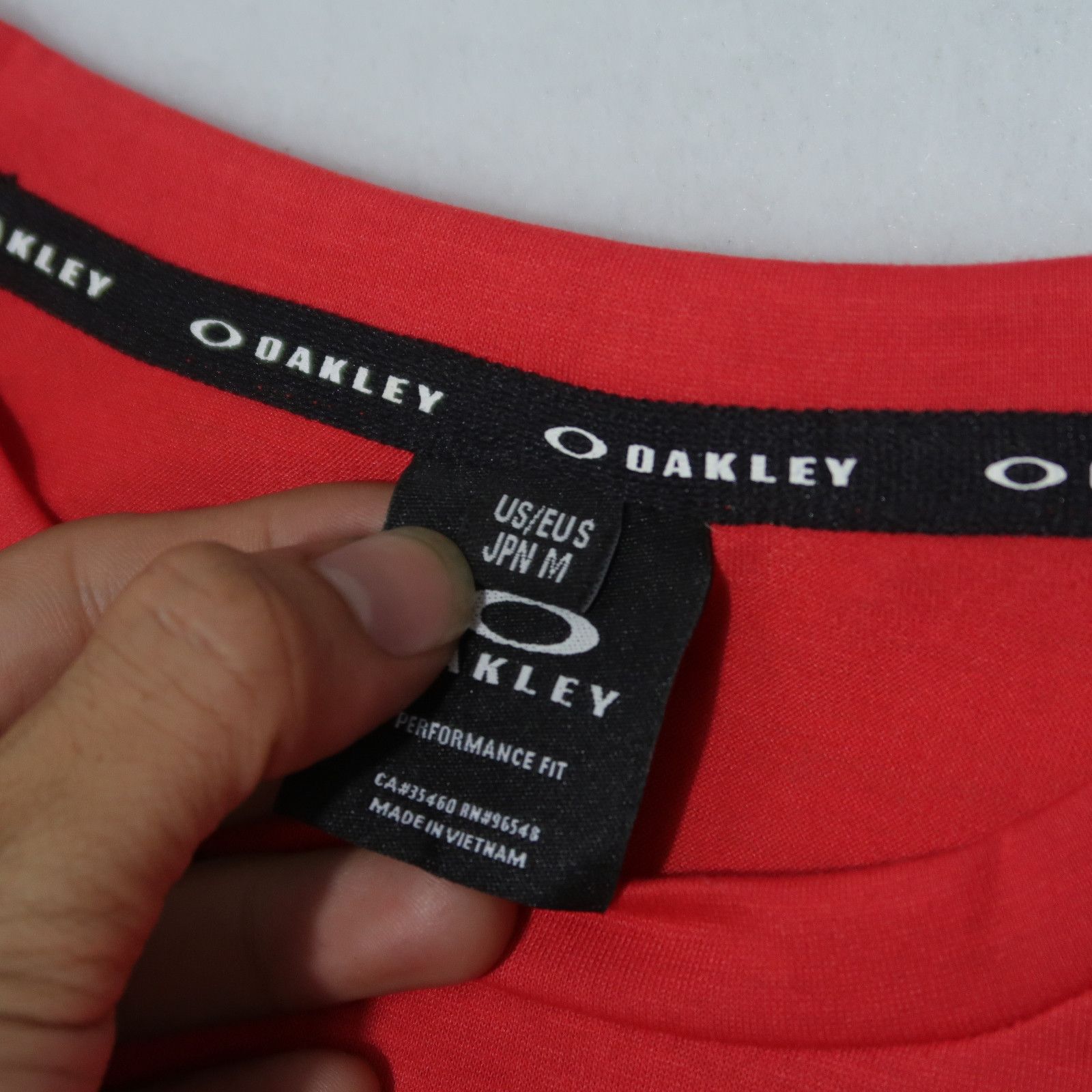 Oakley 00s Oakley Performance Skull Ghost Long Sleeve Red Size US S / EU 44-46 / 1 - 5 Thumbnail