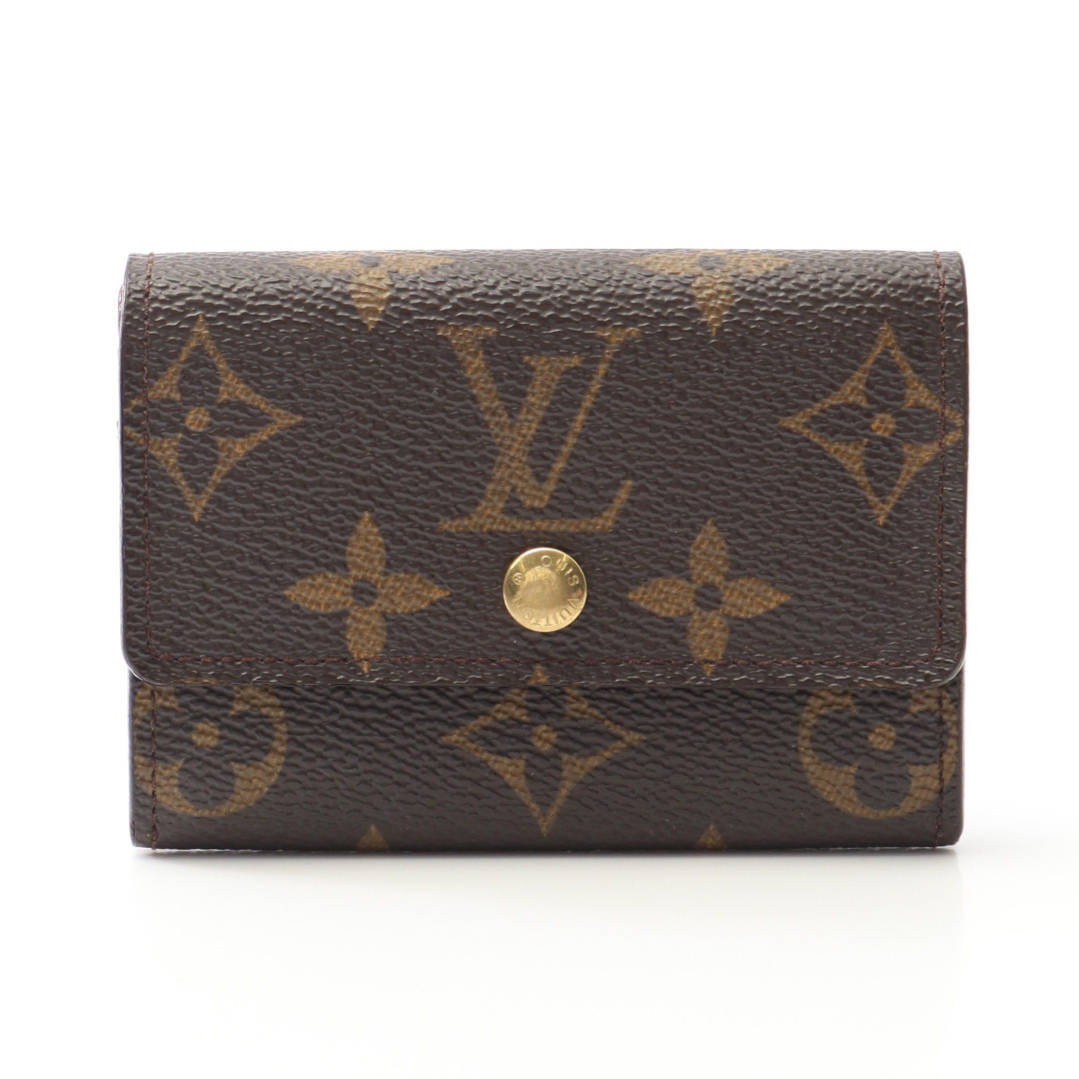 Louis Vuitton Louis Vuitton Porte-Monnaie Plastic Monogram Coin Purse Leather Brown Size ONE SIZE - 1 Thumbnail