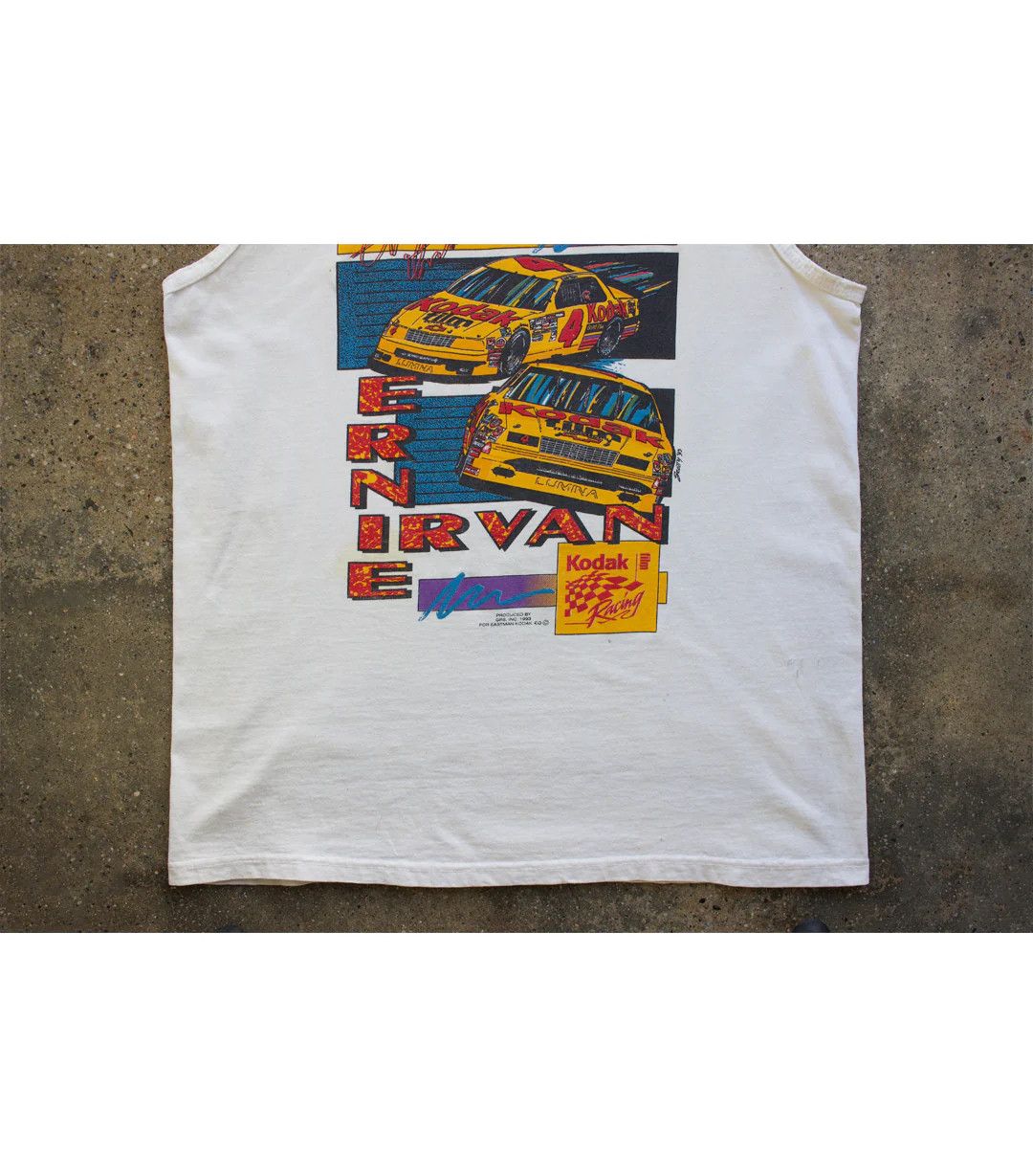 Vintage 1993 Vintage Ernie Irvan - Kodak Racing Tank Top Size US XL / EU 56 / 4 - 5 Thumbnail