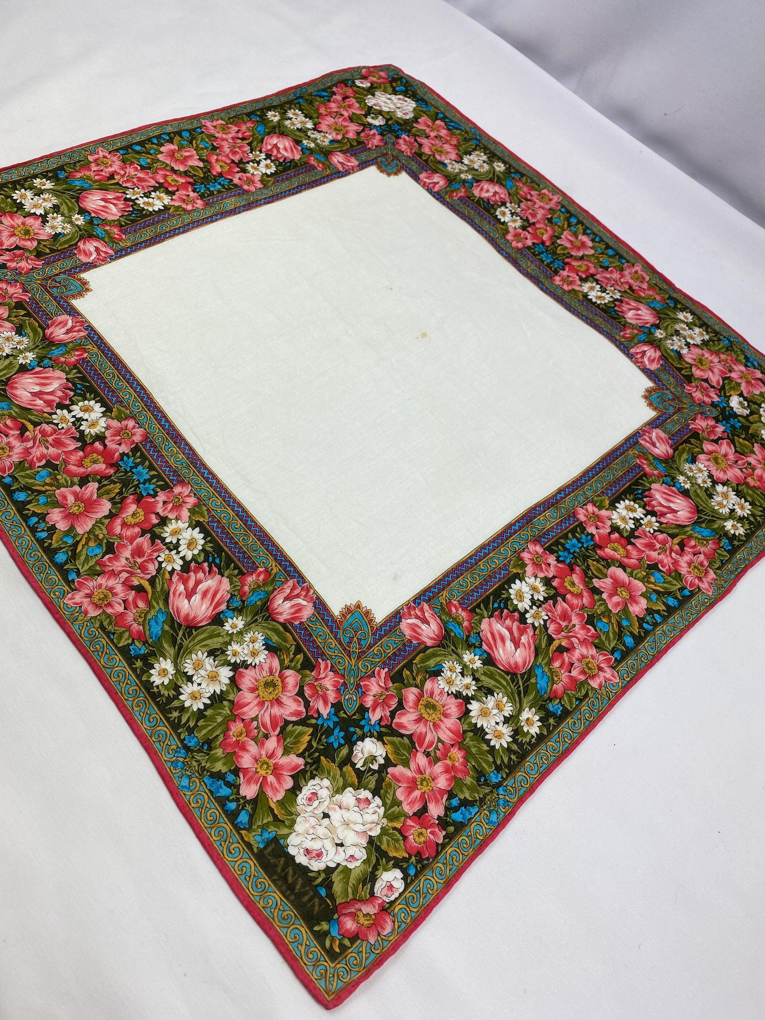 Lanvin × Vintage Lanvin Handkerchief / Bandana / Neckerchief Size ONE SIZE - 4 Thumbnail