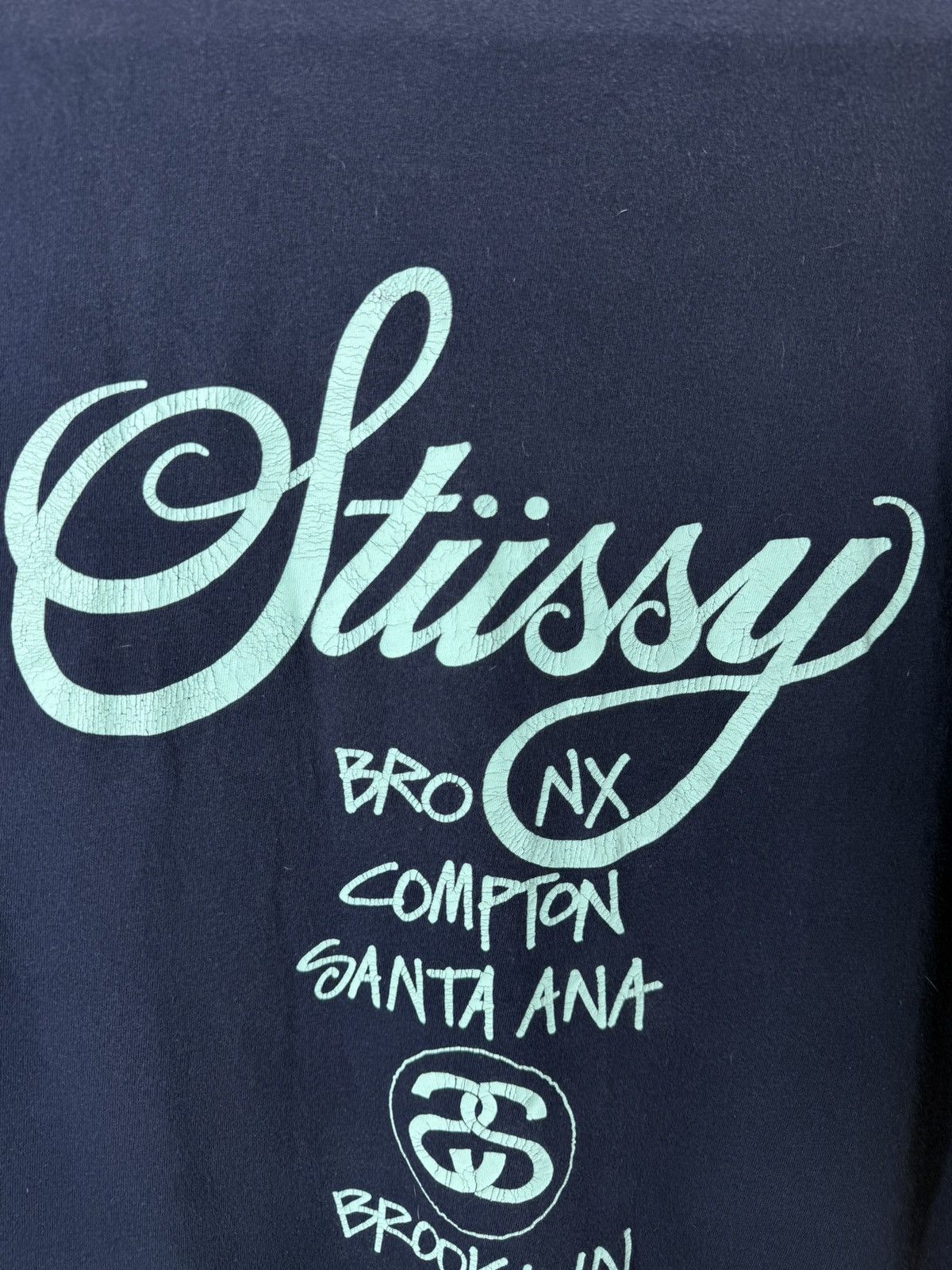 Stussy Vintage Stussy Tour New York T Shirt Size US L / EU 52-54 / 3 - 9 Thumbnail