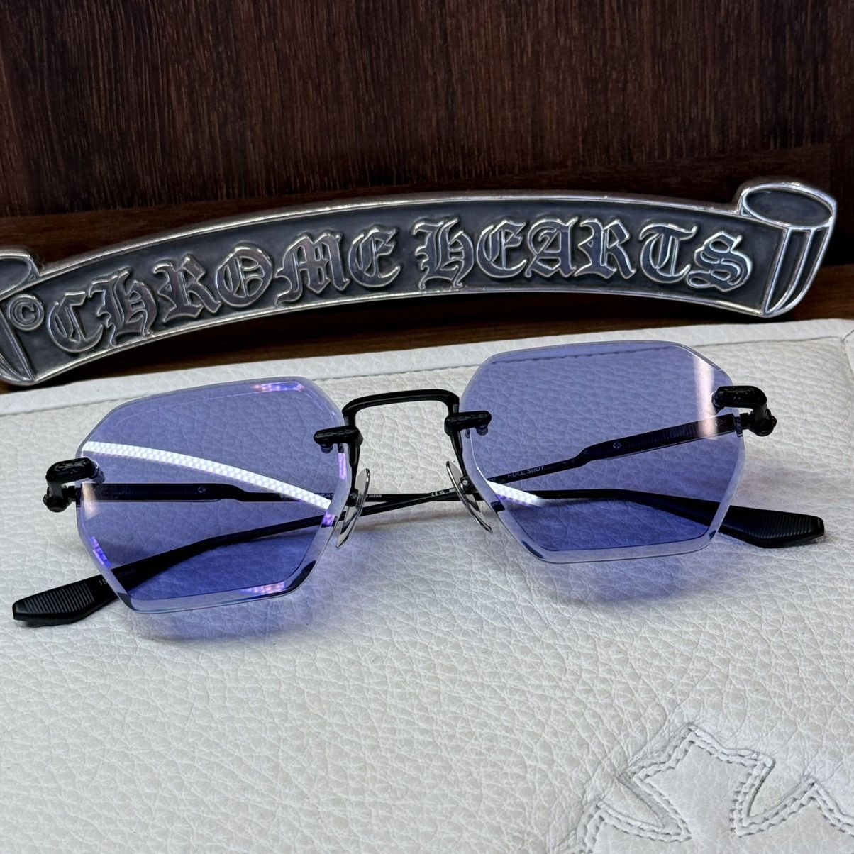 Chrome Hearts Chrome Hearts Hole Shot 1/1 Sunglasses Size ONE SIZE - 2 Thumbnail