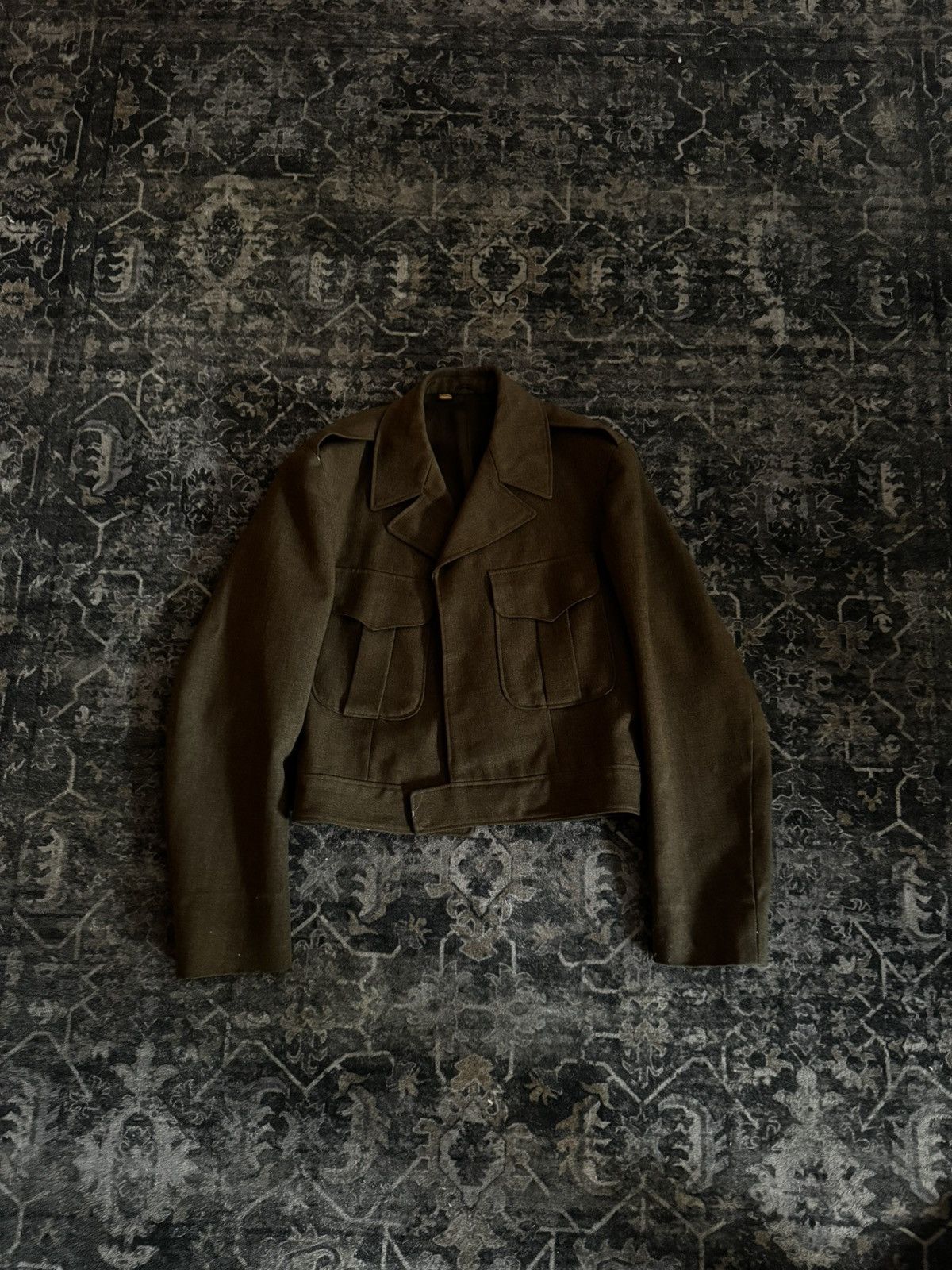 Vintage Vintage WW2 Eisenhower Jacket Size US S / EU 44-46 / 1 - 1 Thumbnail