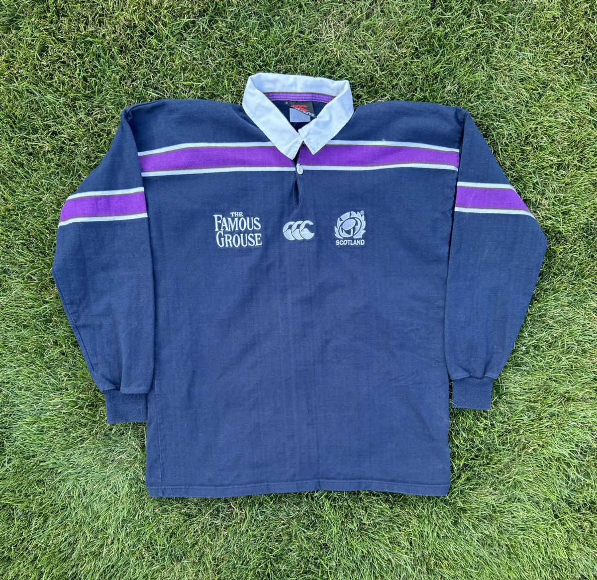 Canterbury of New Zealand Scotland The Famous Grousse Rugby Sweatshirt y2k Size US XXL / EU 58 / 5 - 1 Thumbnail