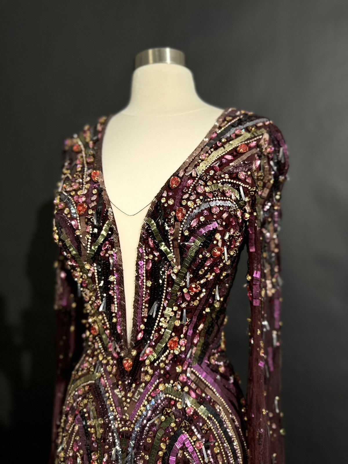 Jenny Packham Brand New US 14 JENNY PACKHAM Evening Gown Size XL / US 12-14 / IT 48-50 - 5 Thumbnail