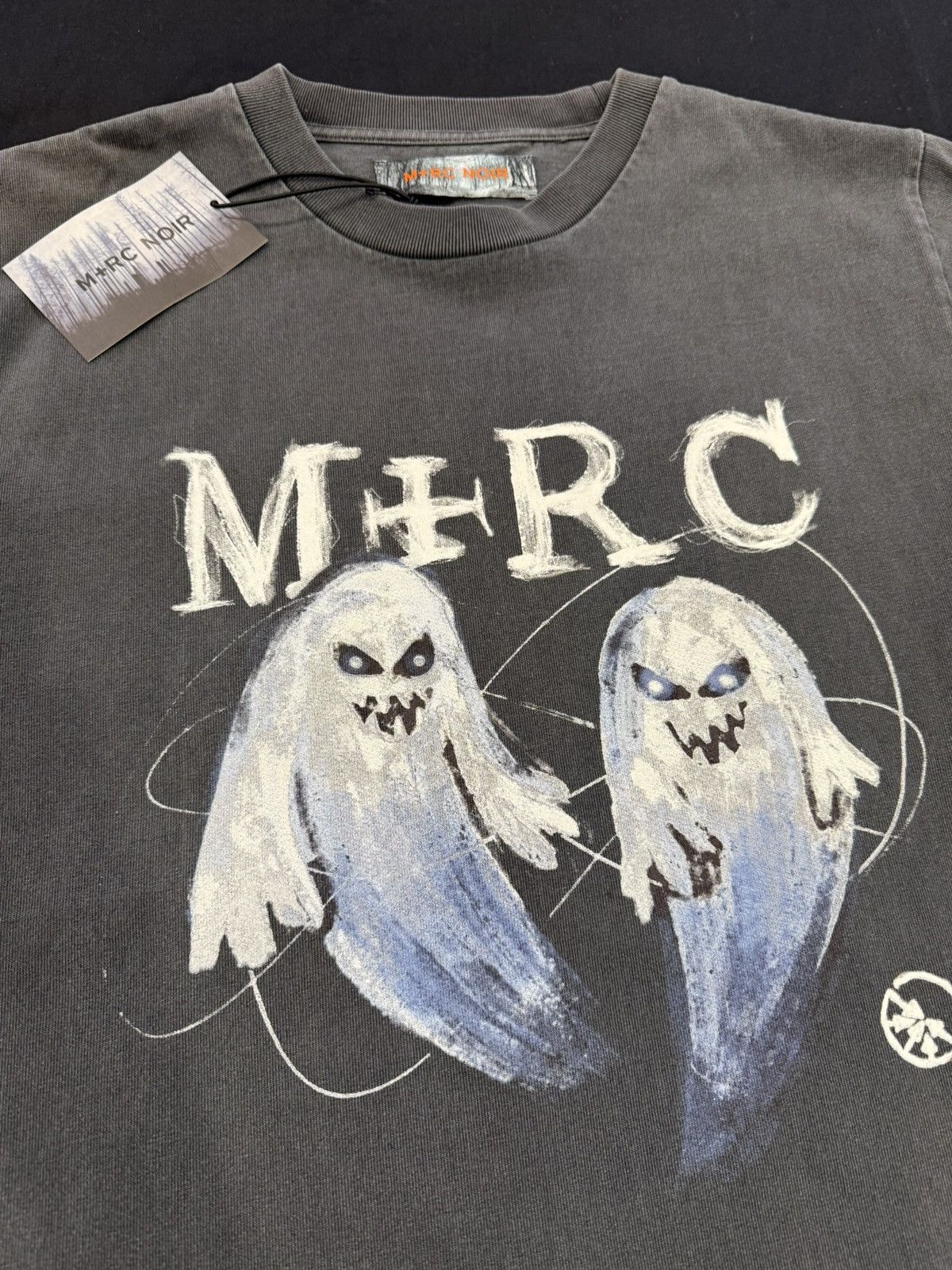 M+Rc Noir GHOST VINTAGE BLACK TEE - S Size US S / EU 44-46 / 1 - 2 Thumbnail