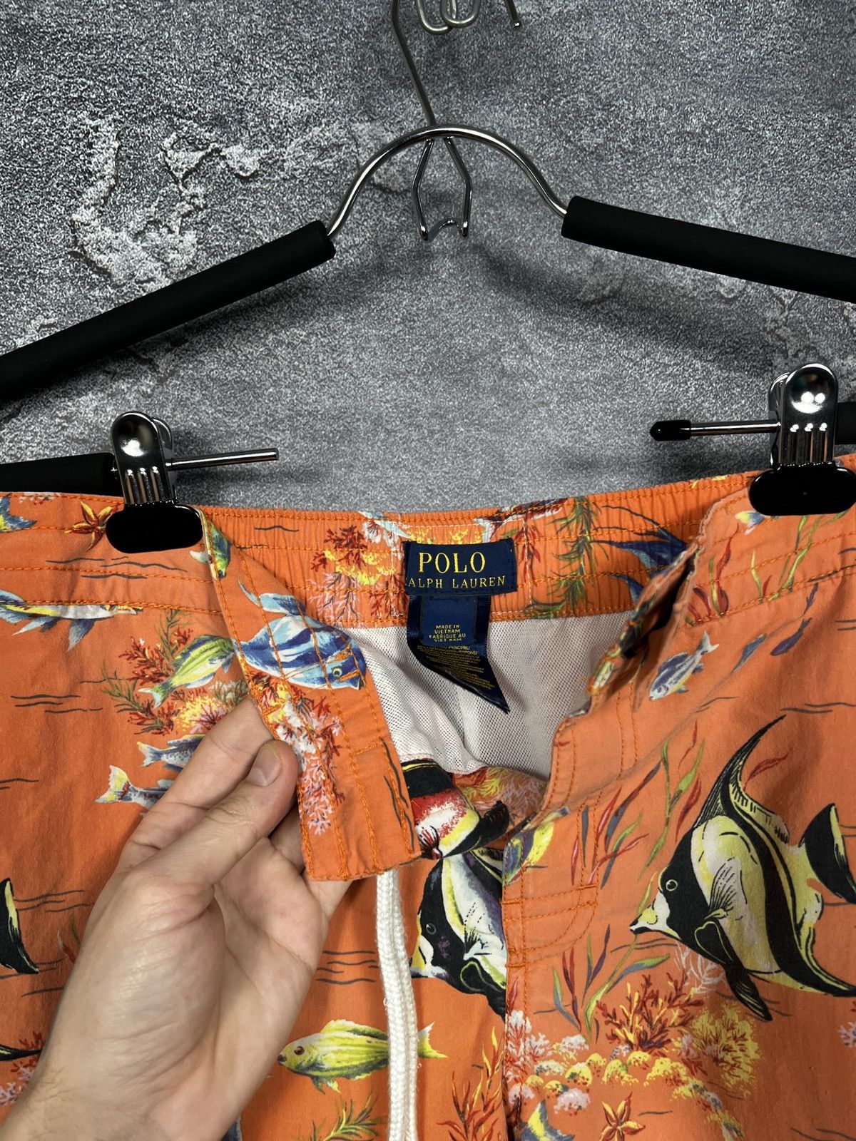 Polo Ralph Lauren Vintage Ralph Lauren All Over Fish Print Swim Shorts Size S Size US 30 / EU 46 - 7 Thumbnail