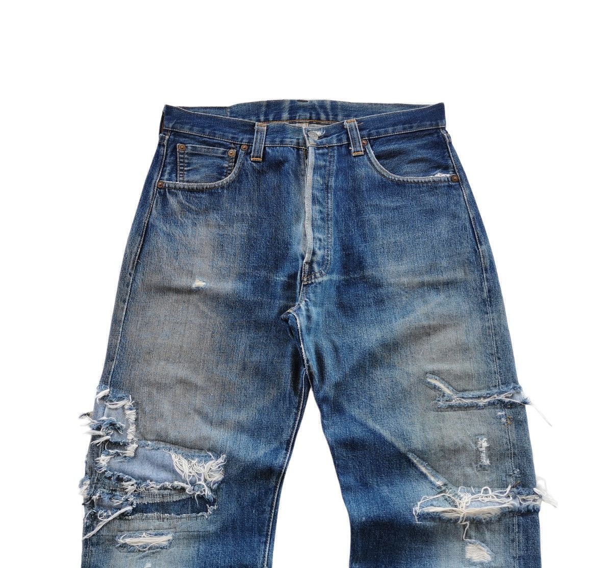 Levi's × Vintage × Who Decides War Levis 501xx Selvedge Style Who Decide War Size US 33 - 4 Thumbnail