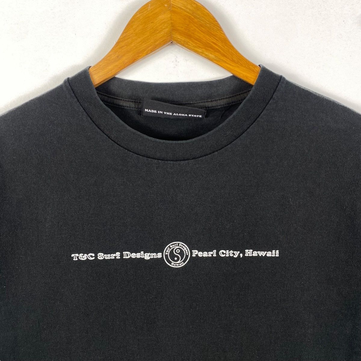 Vintage Vintage 90's T&C Surf Designs Pearl City Hawaii Graphic Tee Size US L / EU 52-54 / 3 - 5 Thumbnail
