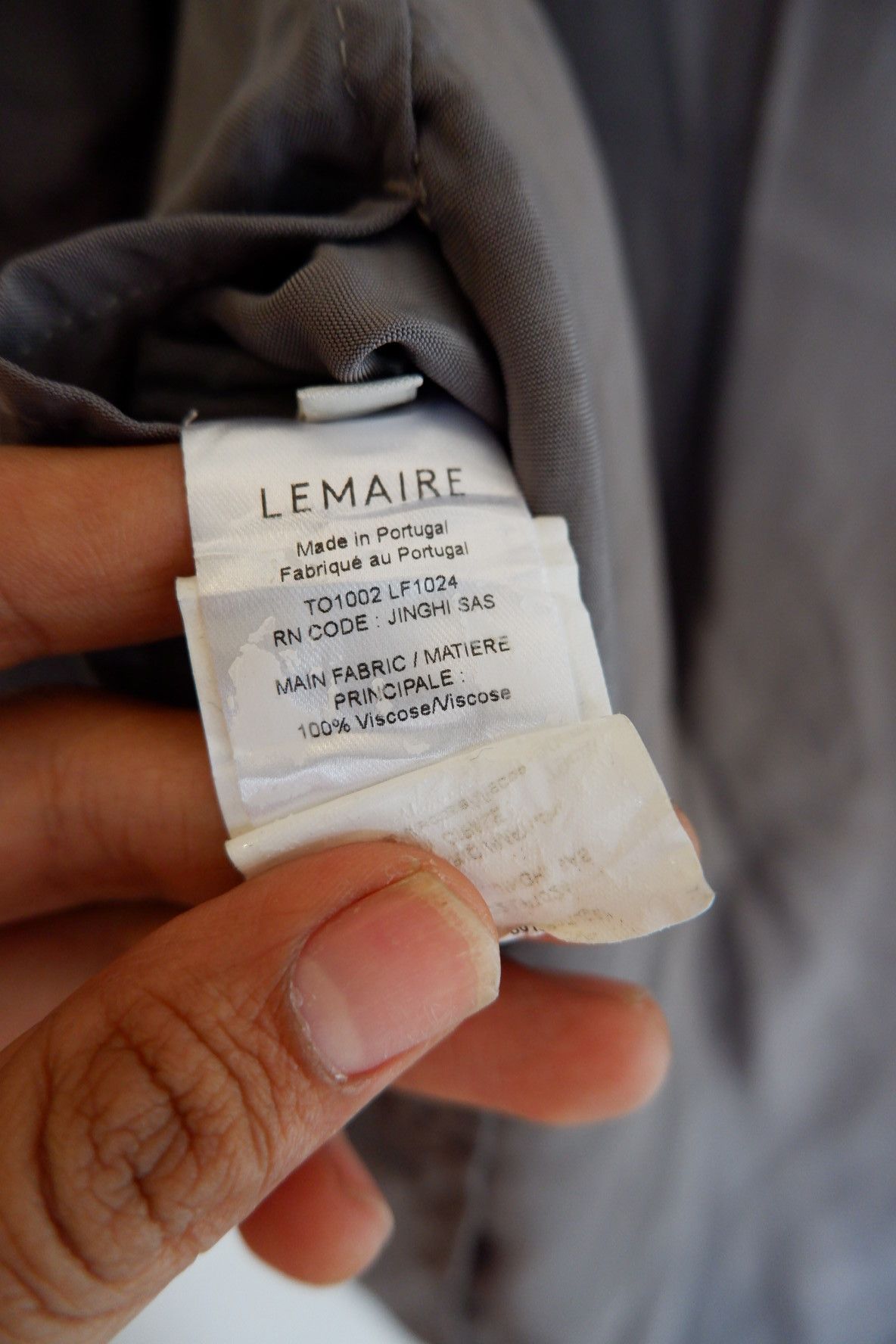 Lemaire LEMAIRE Vareuse Half Button Silk Shirts 2023 Size US S / EU 44-46 / 1 - 11 Thumbnail