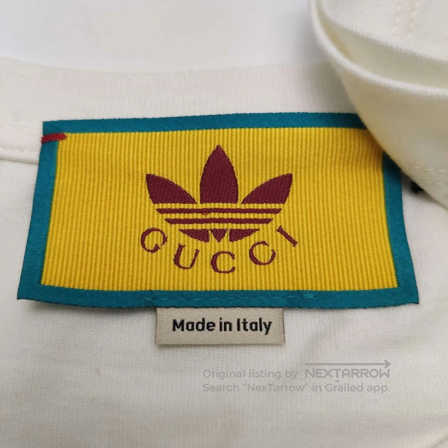 Gucci Adidas x Gucci White Logo Graphic T. Size S / US 4 / IT 40 - 3 Thumbnail