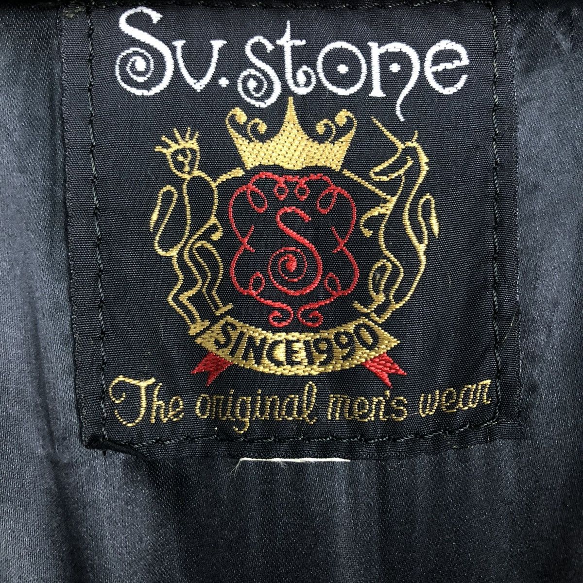 Vintage 🔥VINTAGE LEATHER JACKET CAFE RACER SV.STONE COWHIDE LEATHER Size US M / EU 48-50 / 2 - 20 Thumbnail