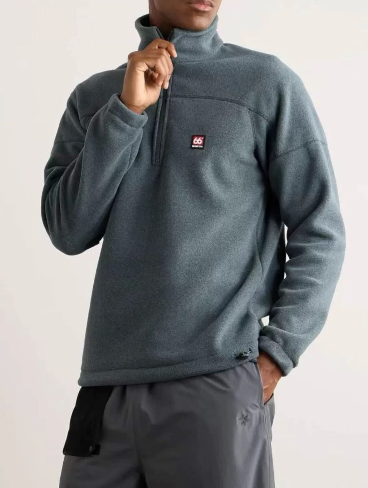66 North 66North Half-Zip Wool Jacket Size US L / EU 52-54 / 3 - 1 Thumbnail