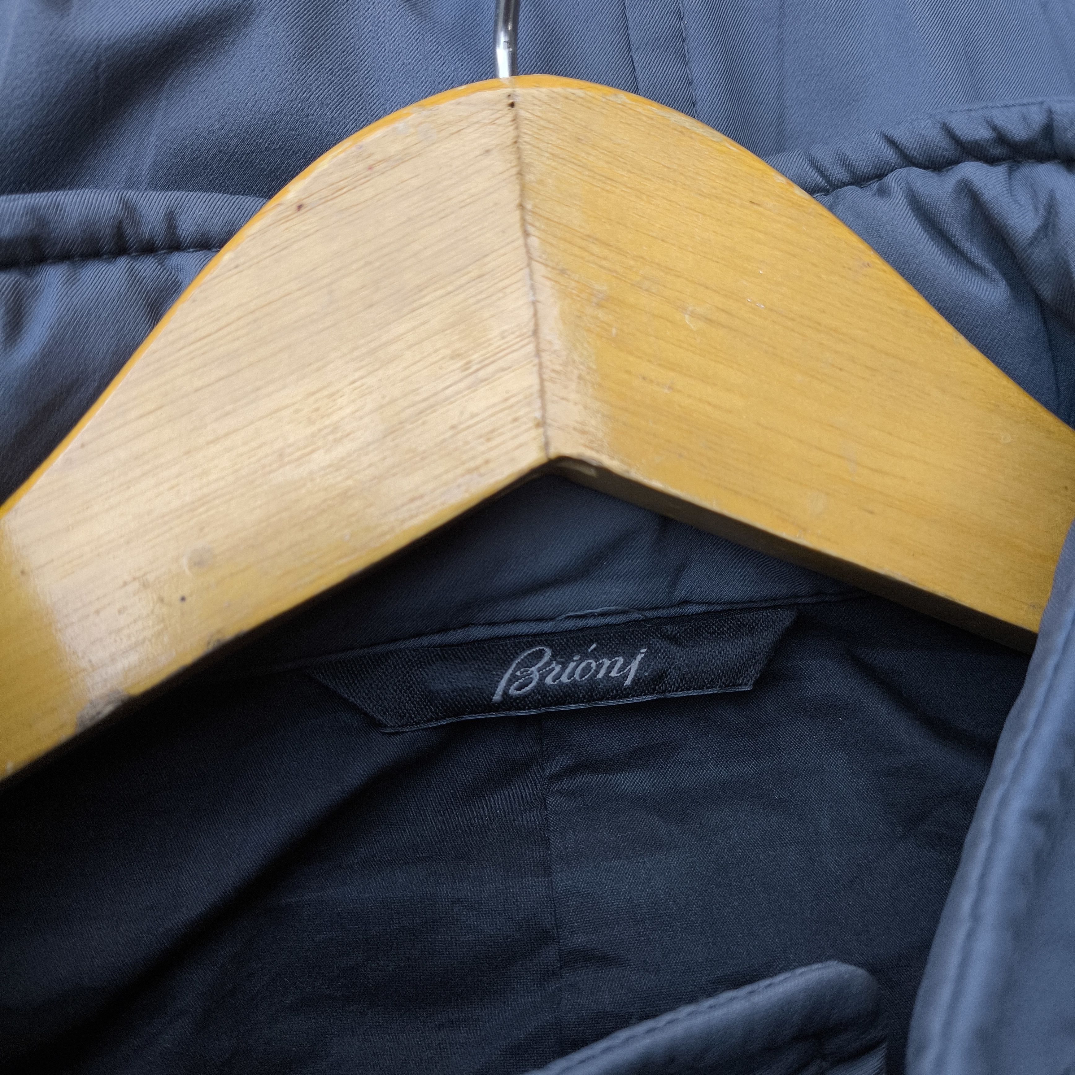 Brioni brioni polamyde jacket w/ leather hidden hoodie Size US L / EU 52-54 / 3 - 8 Thumbnail