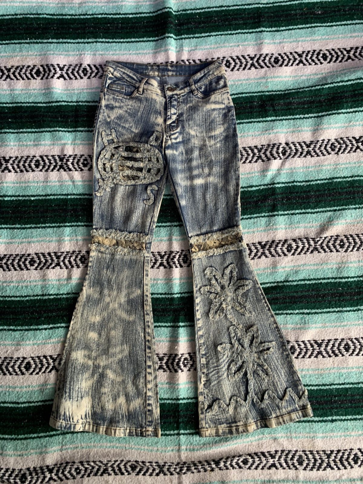 Y2k style LGB flare denim