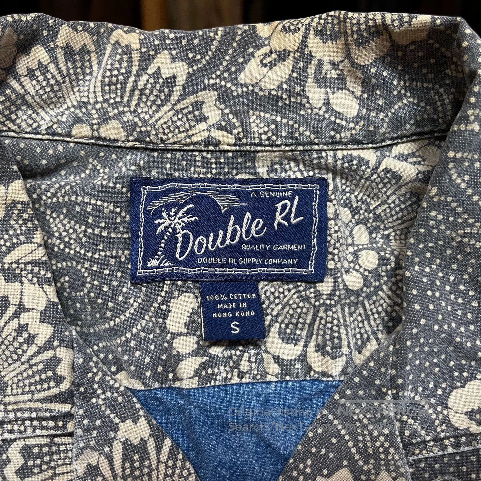 RRL Ralph Lauren RRL Hawaiian Style Short Sleeve Shirt. Size US S / EU 44-46 / 1 - 3 Thumbnail